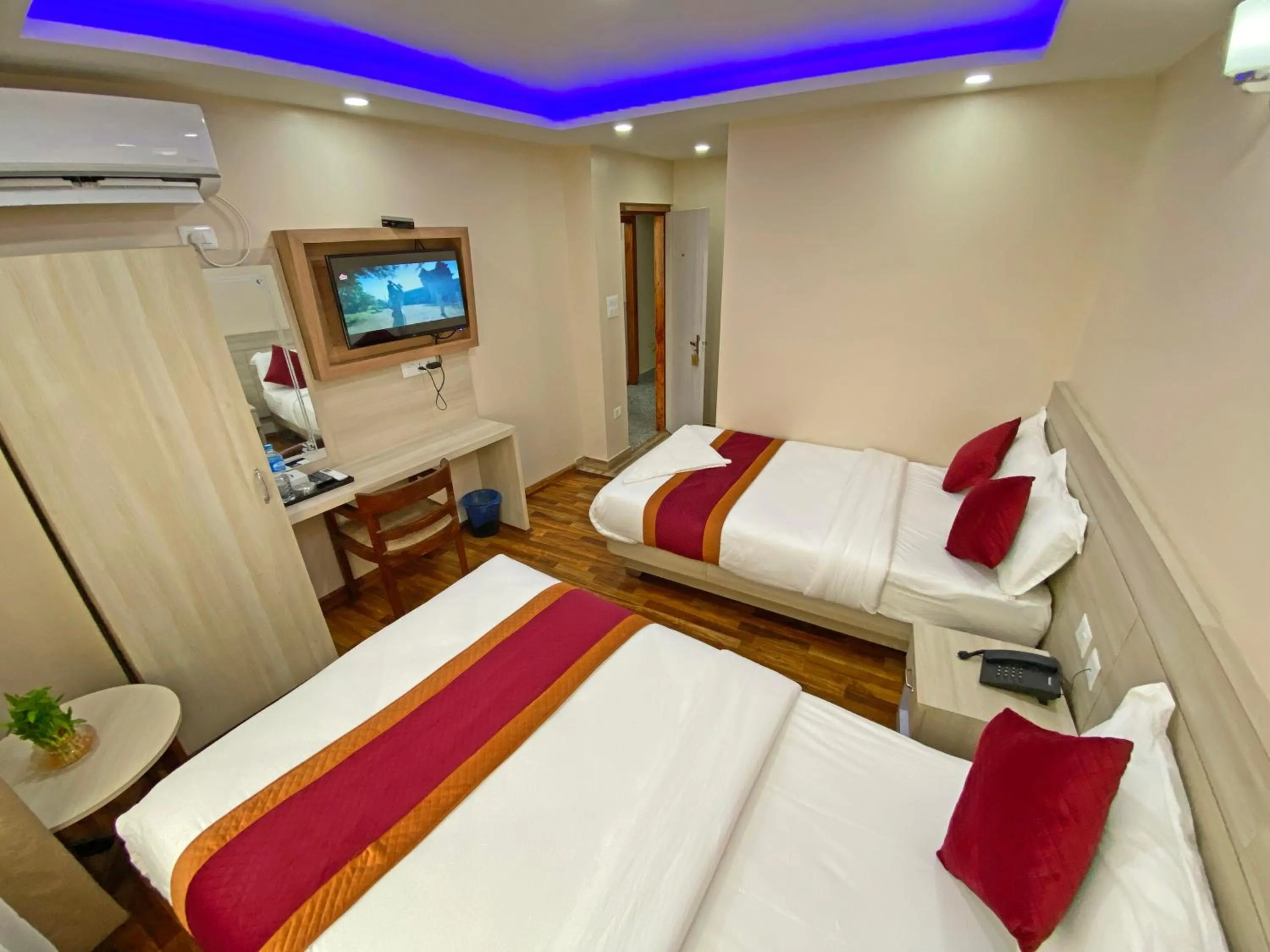 Bed in Hotel Aaradhya