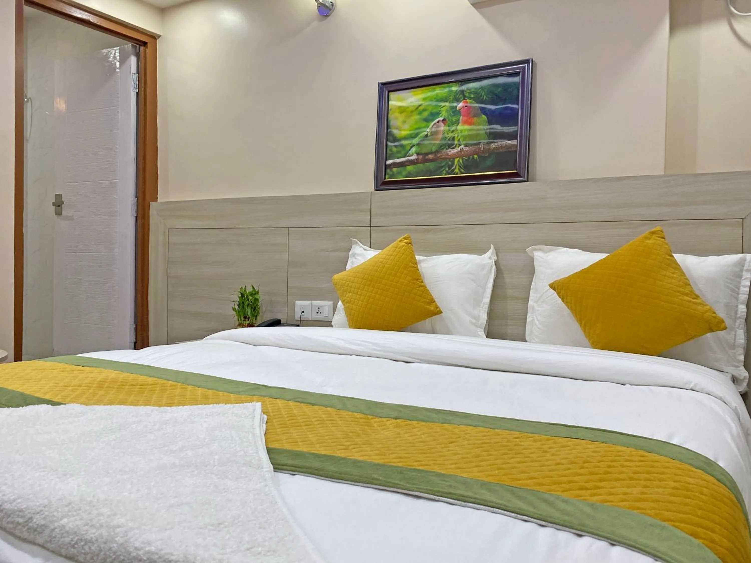 Bed in Hotel Aaradhya