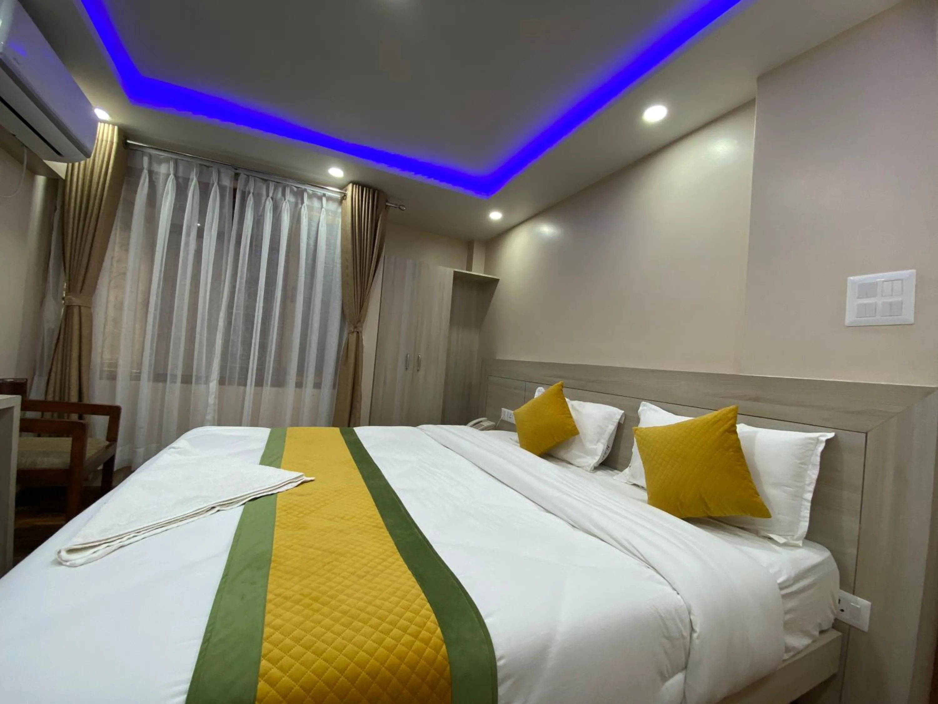 Bed in Hotel Aaradhya