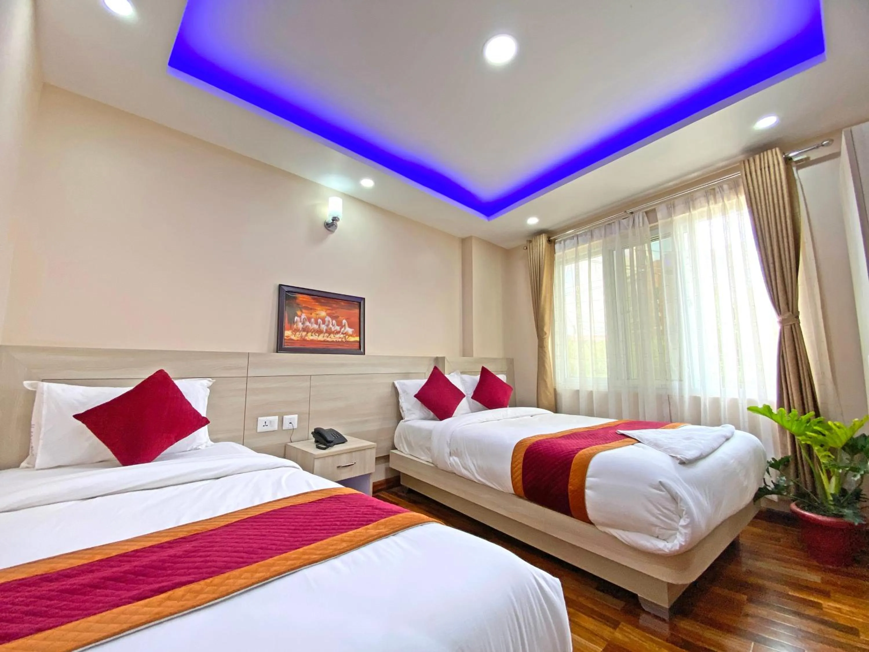 Bed in Hotel Aaradhya