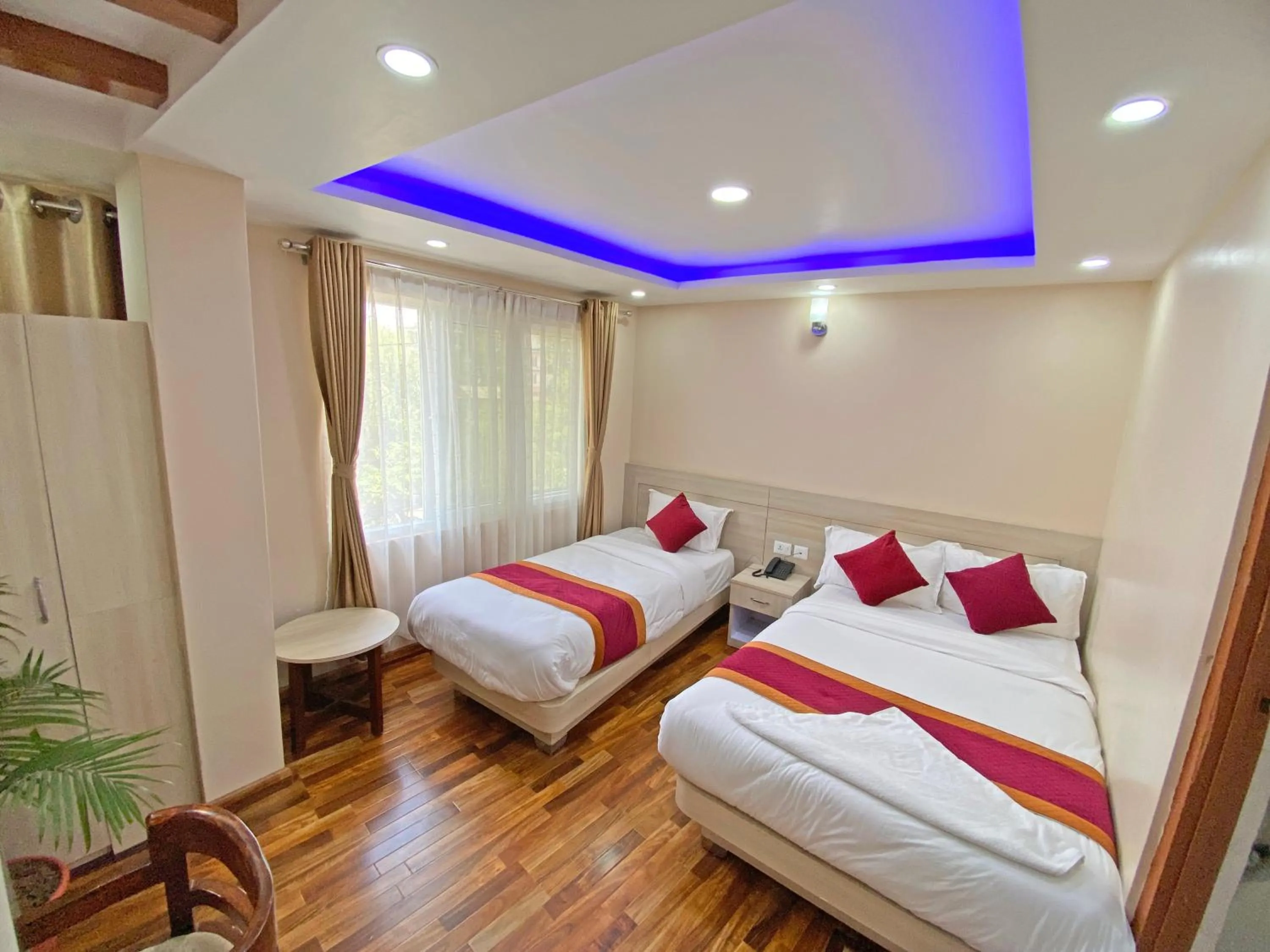 Bed in Hotel Aaradhya