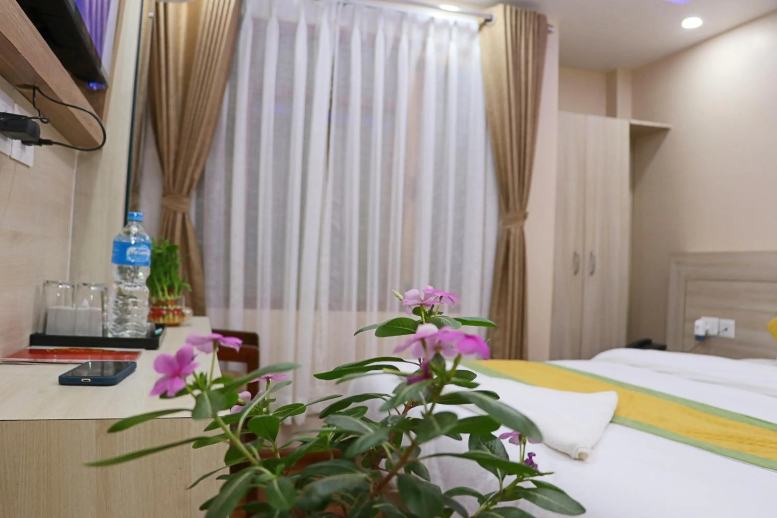 Bed in Hotel Aaradhya