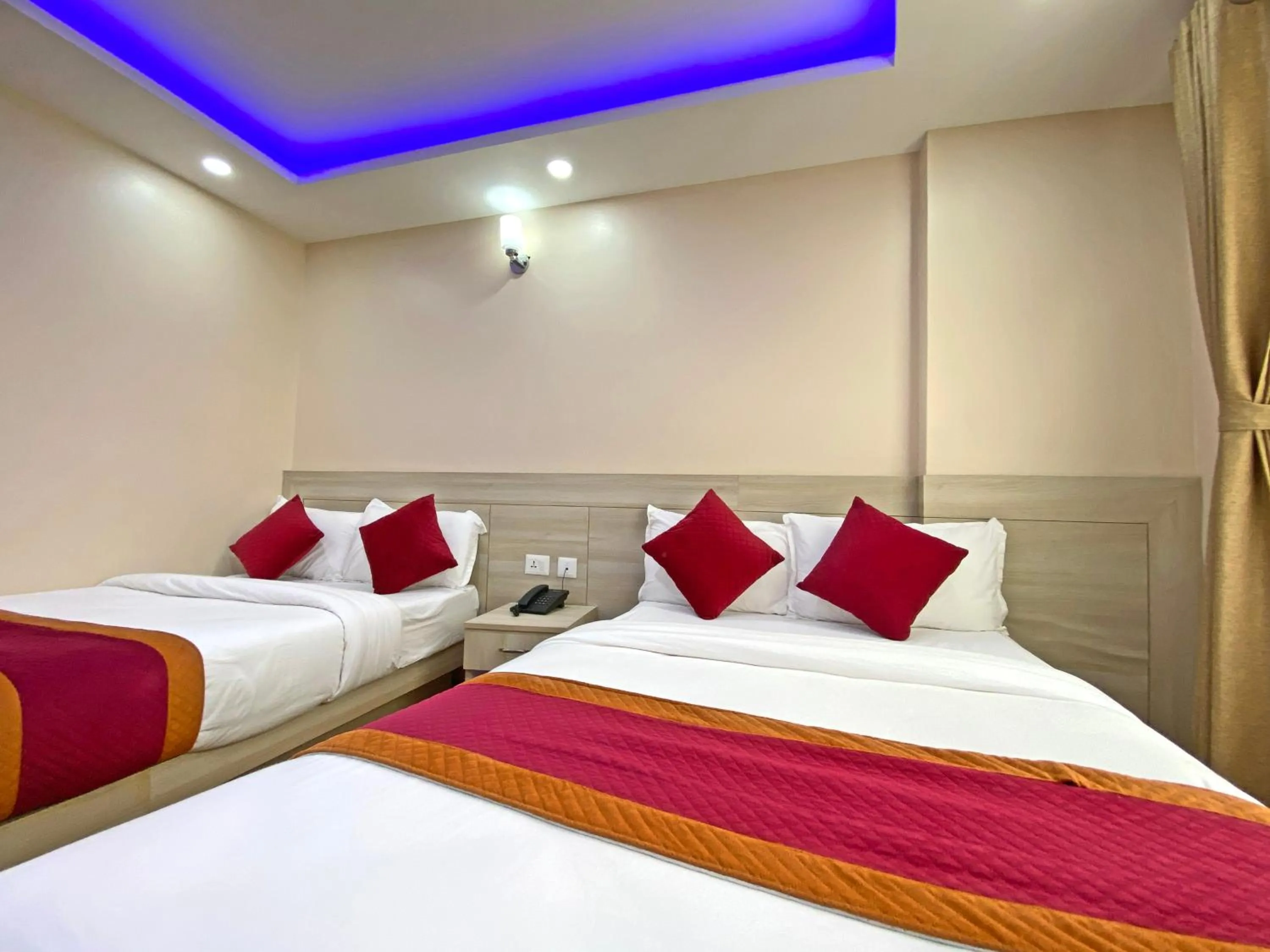 Bed in Hotel Aaradhya