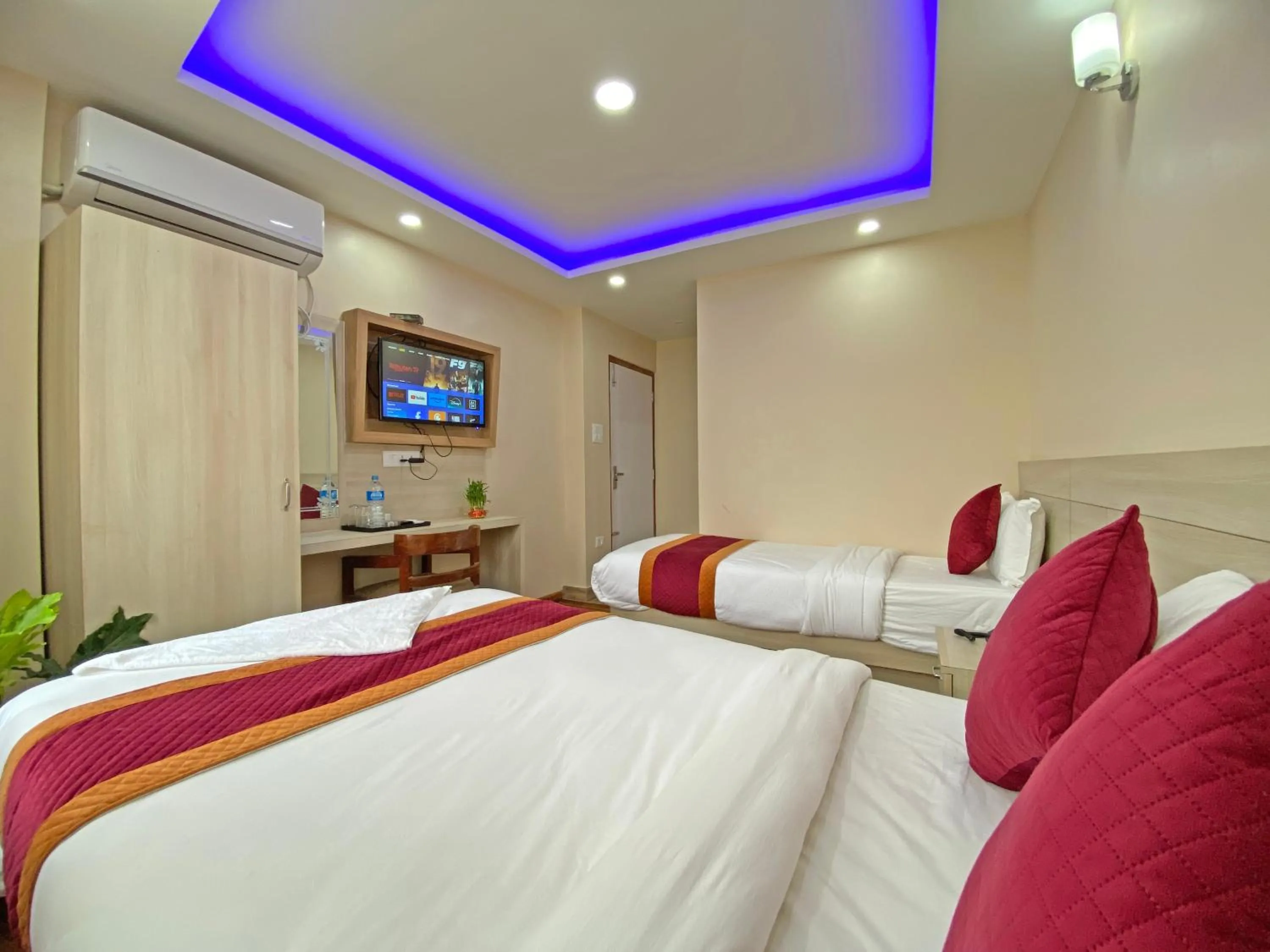 Bed in Hotel Aaradhya