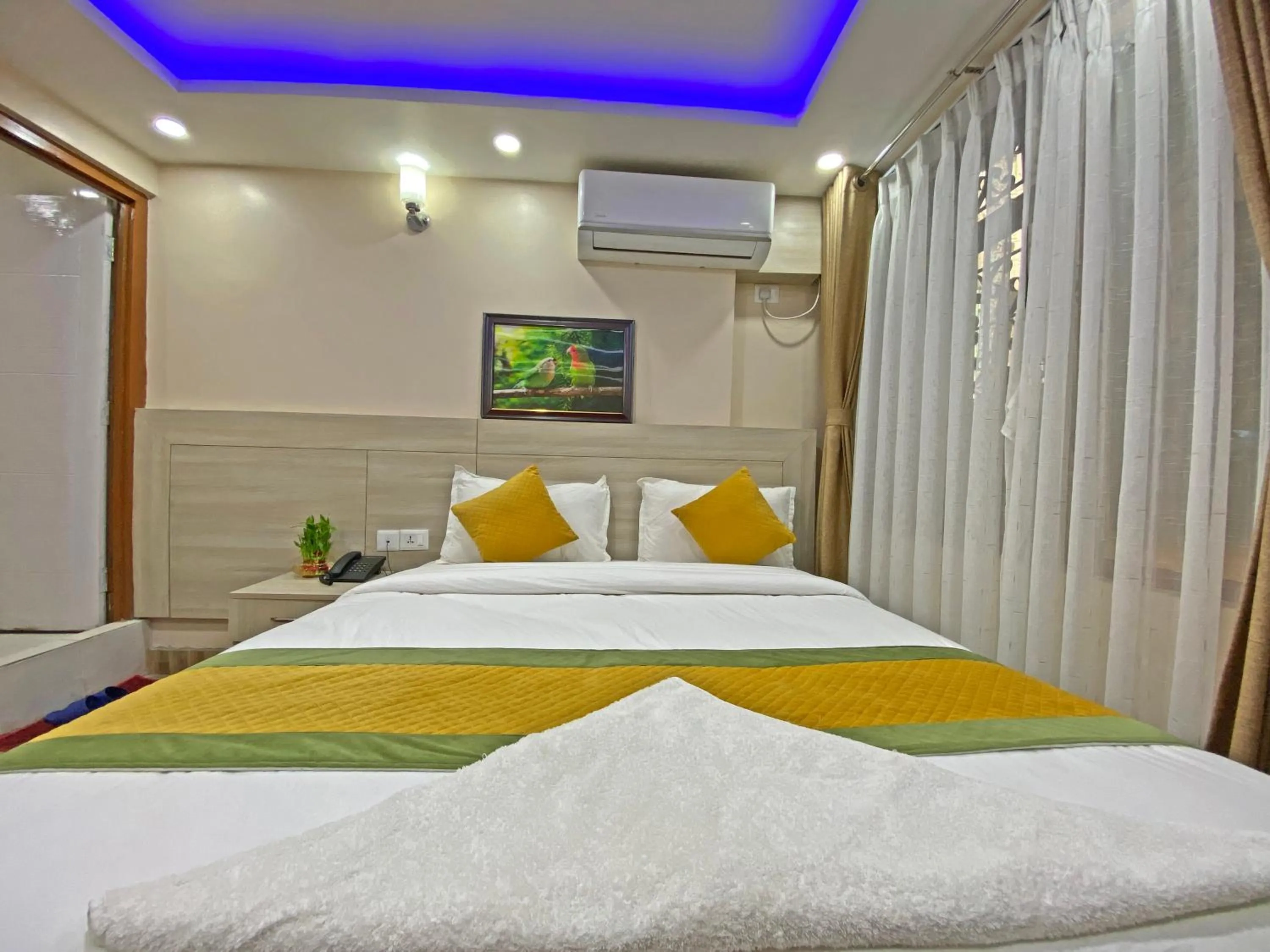 Bed in Hotel Aaradhya