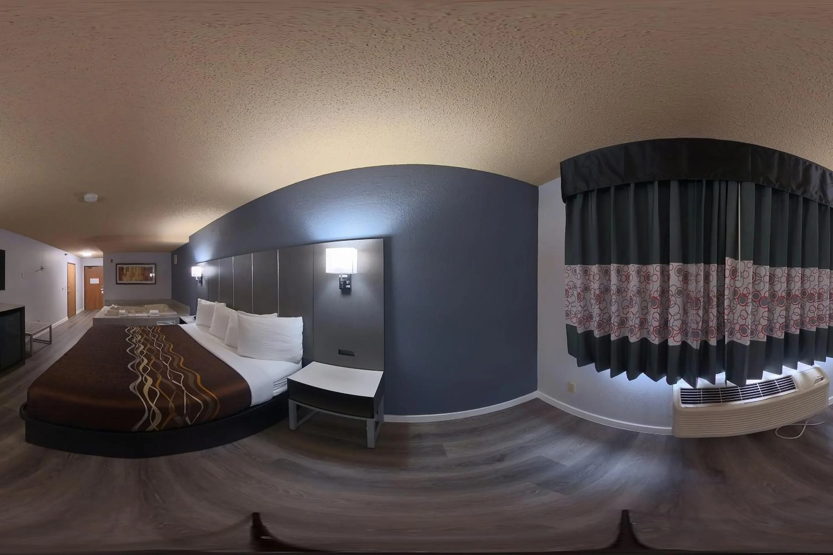 View (from property/room), Bed in Coratel Inn and Suites By Jasper Eagan ST Paul Airport & Mall of America