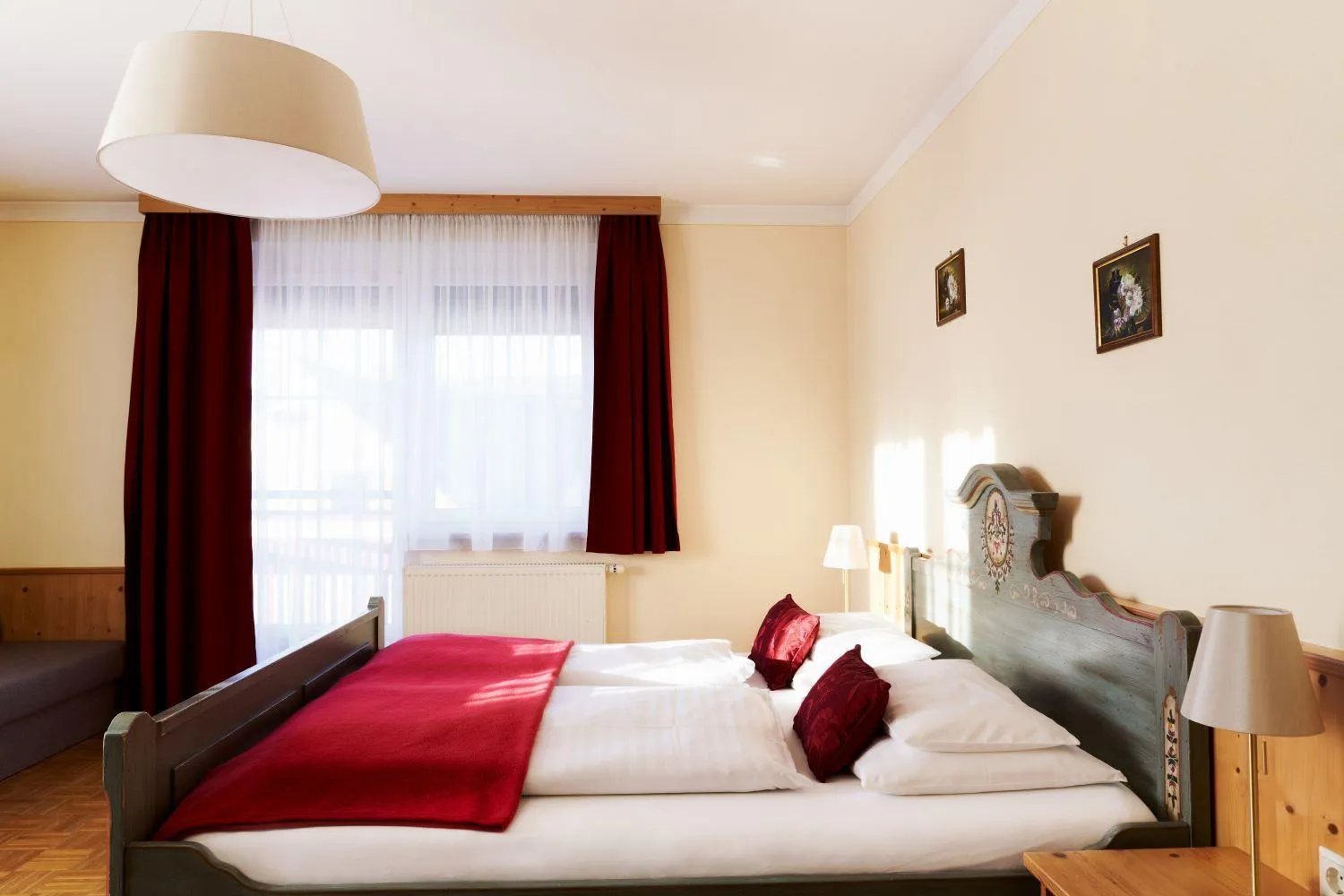 Photo of the whole room, Bed in Hotel Garni Thermenoase