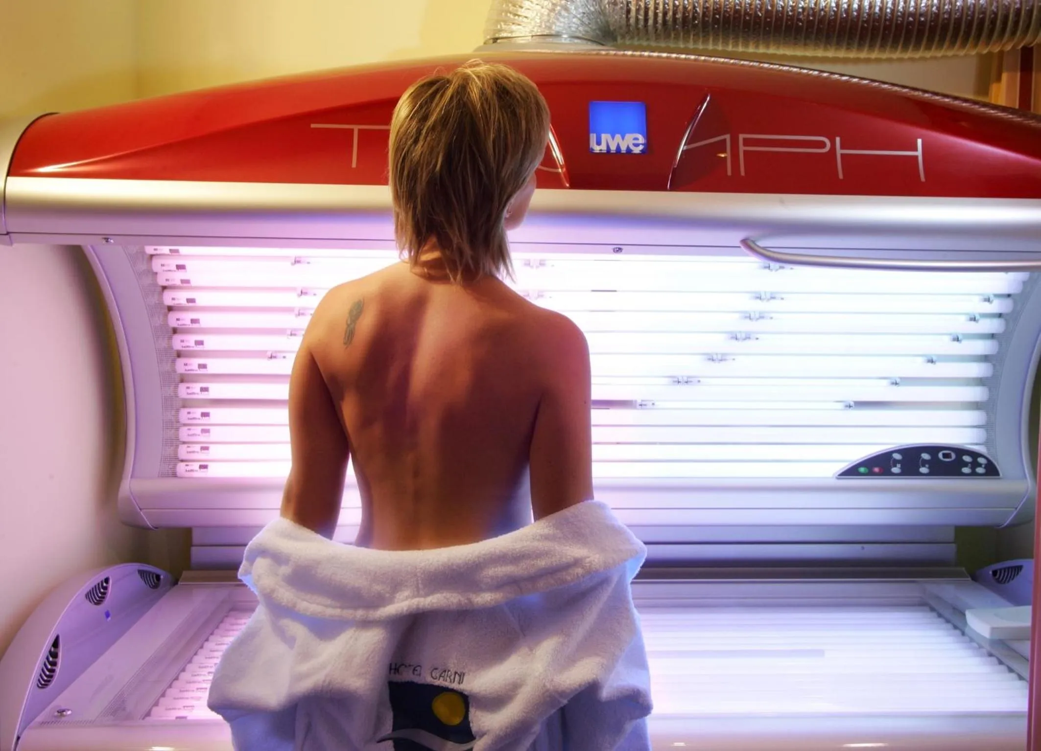 Solarium, Bed in Hotel Garni Thermenoase