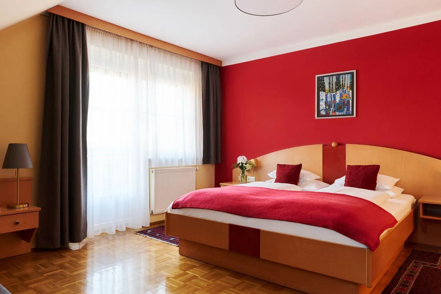 Bed in Hotel Garni Thermenoase