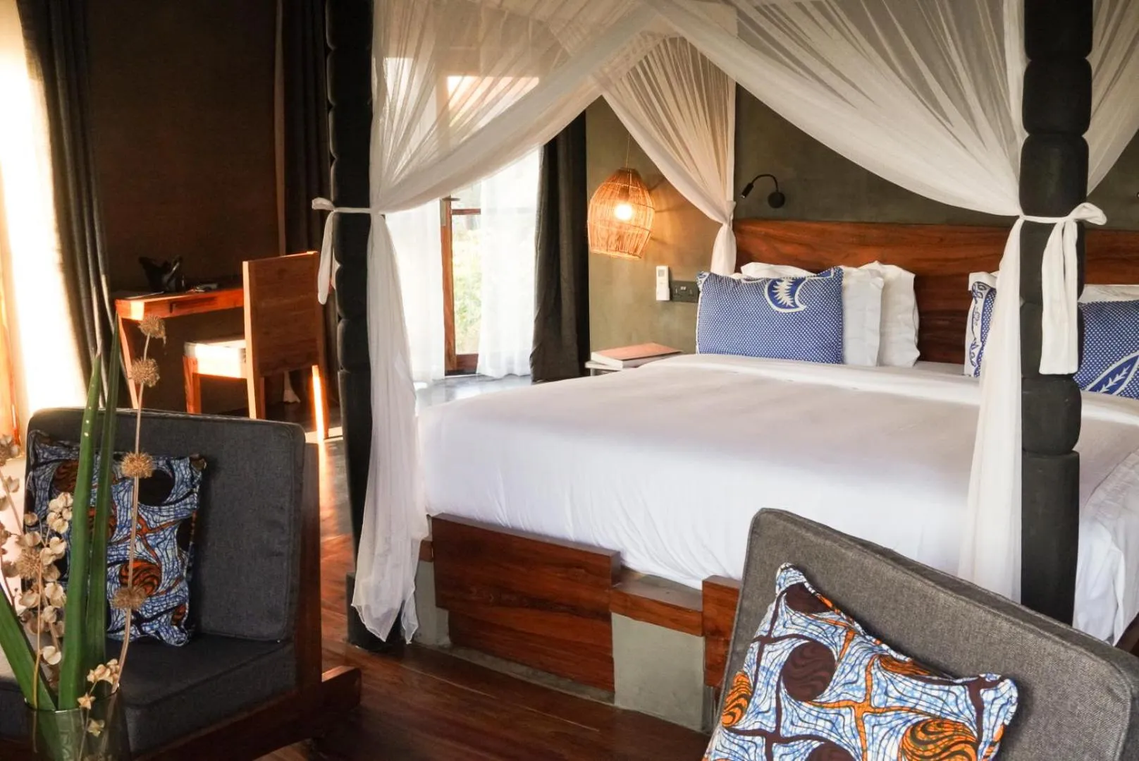 Bedroom in Suricata Boma Lodge