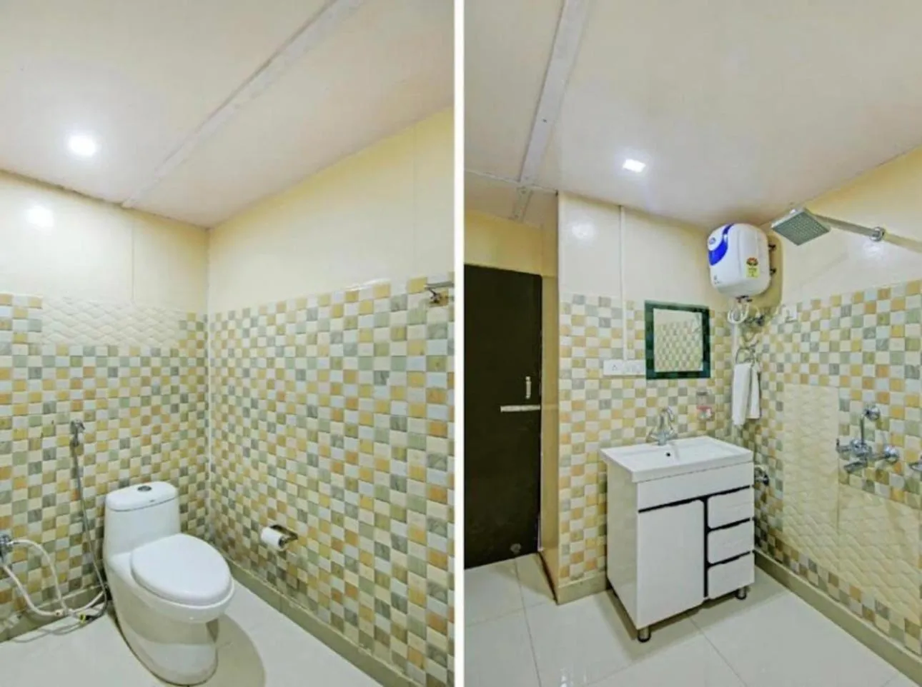 Shower in The Green Valley Resort Kanatal