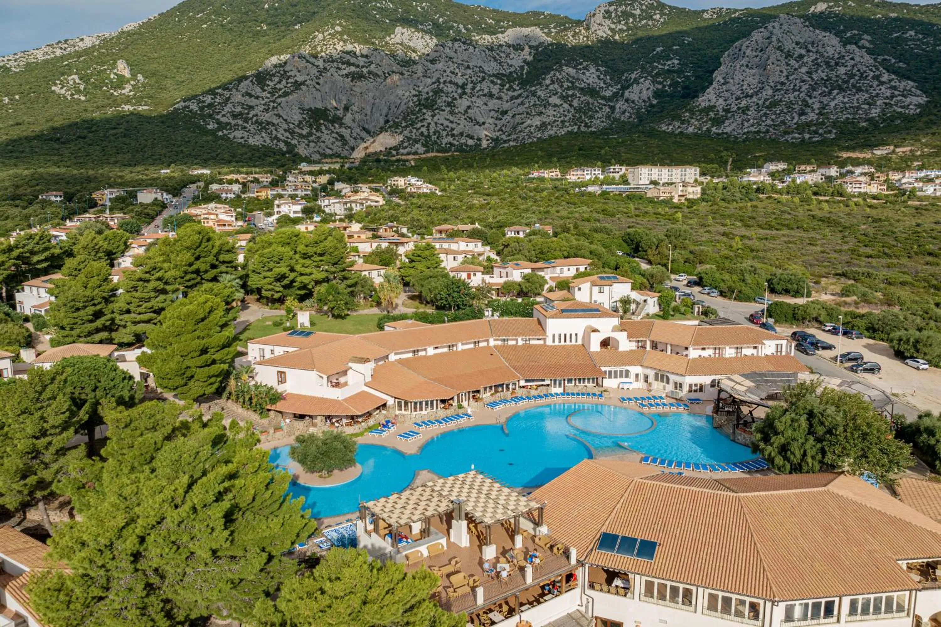 Bird's eye view in Club Esse Cala Gonone