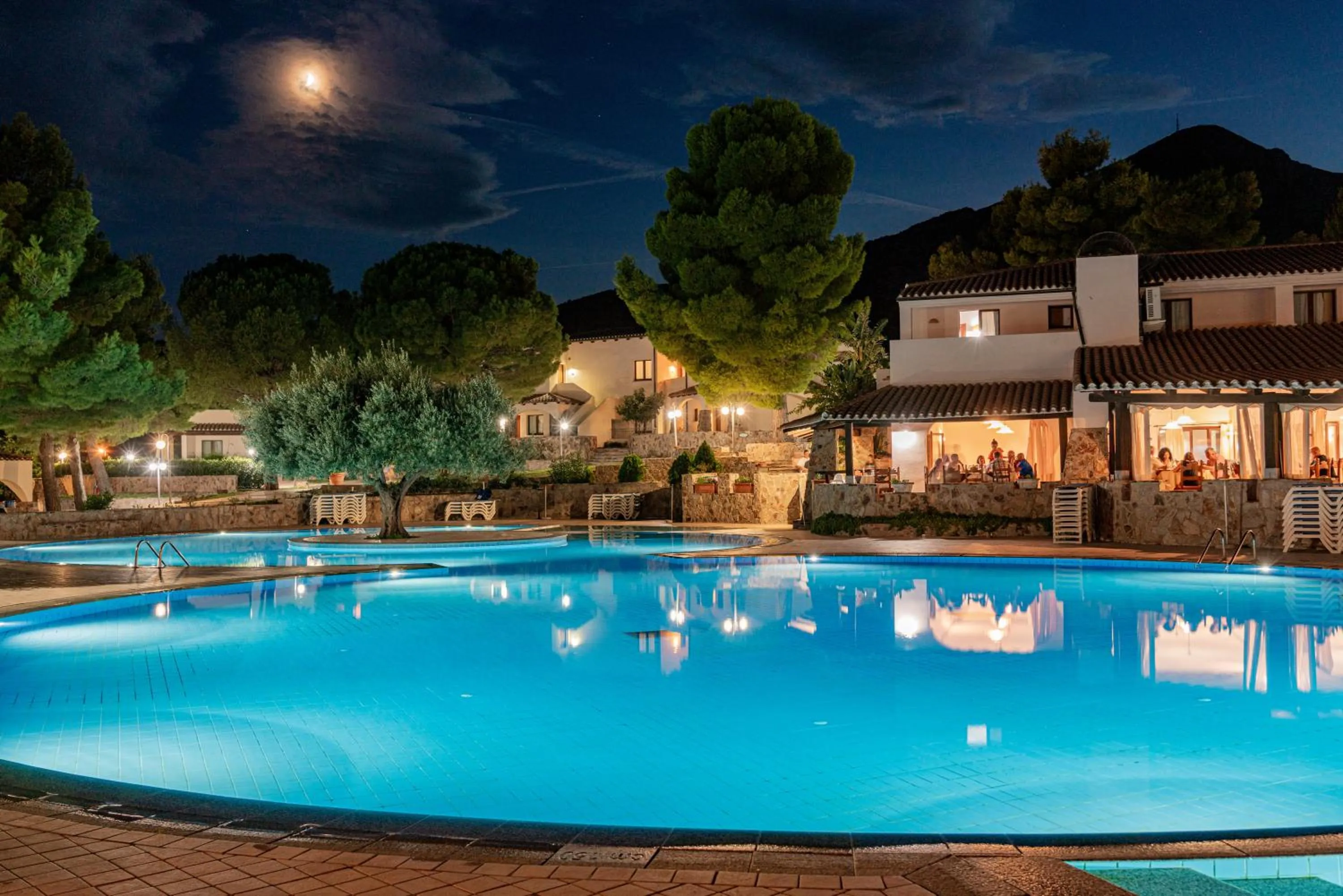 Pool view in Club Esse Cala Gonone