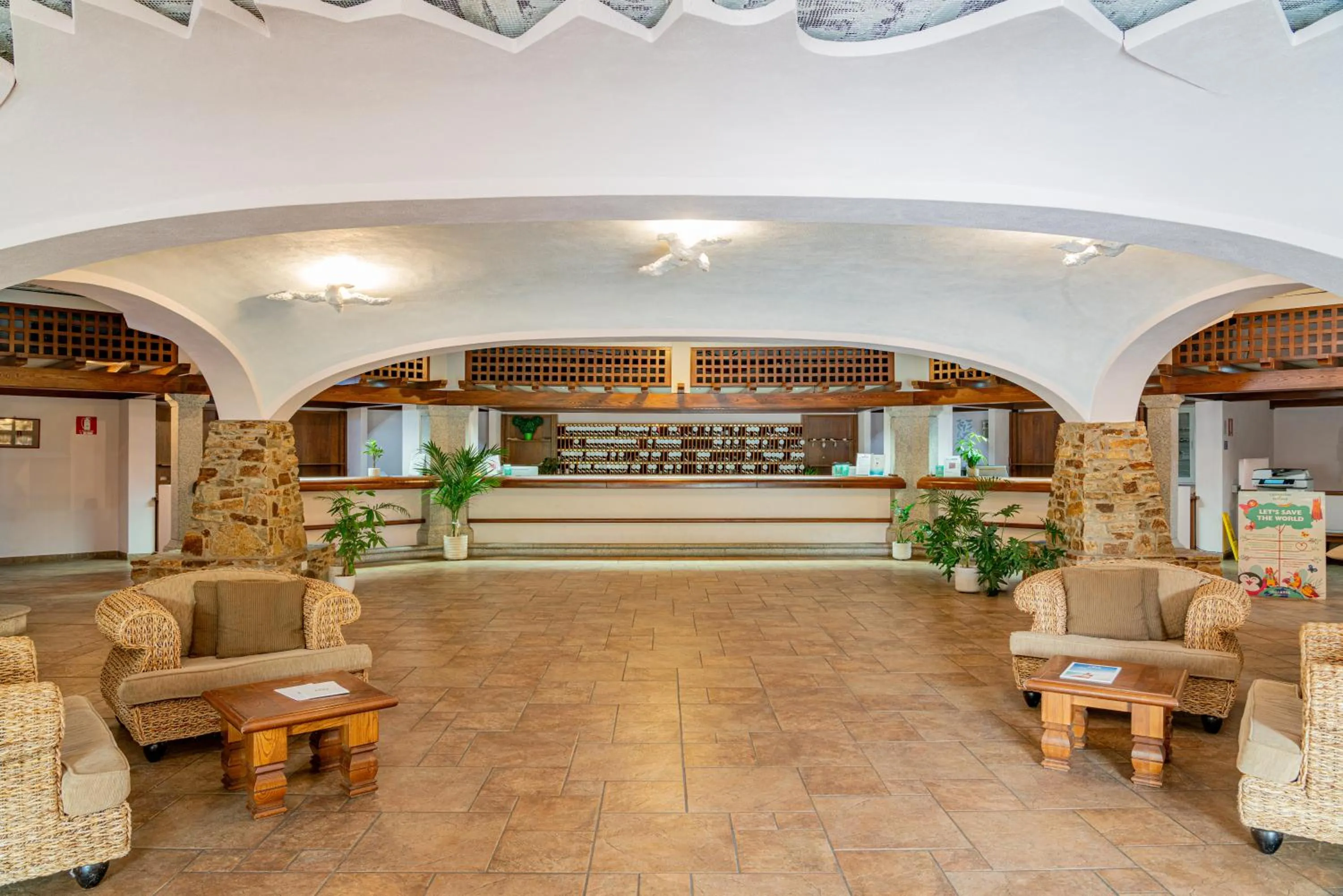 Lobby or reception in Club Esse Cala Gonone