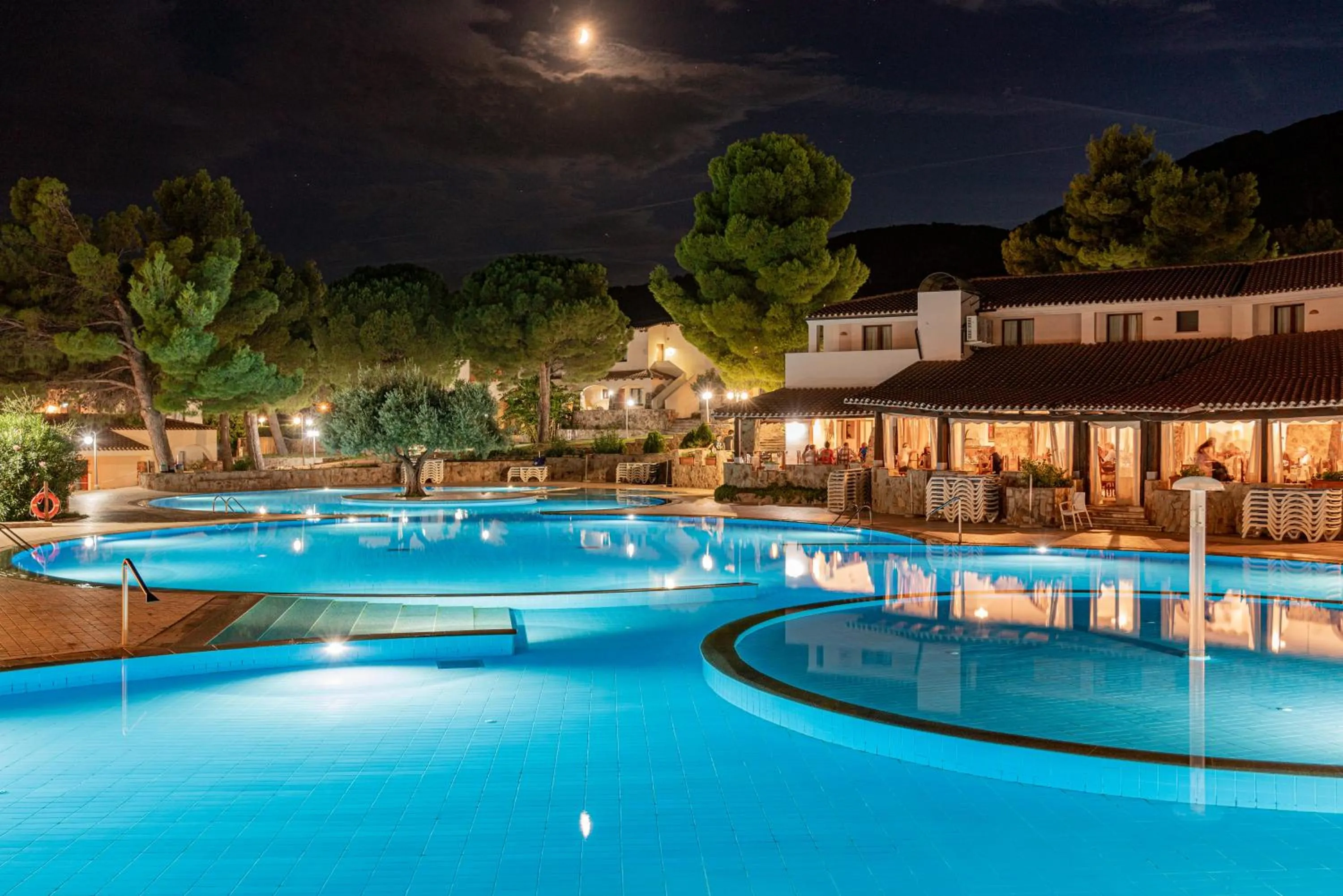 Pool view in Club Esse Cala Gonone