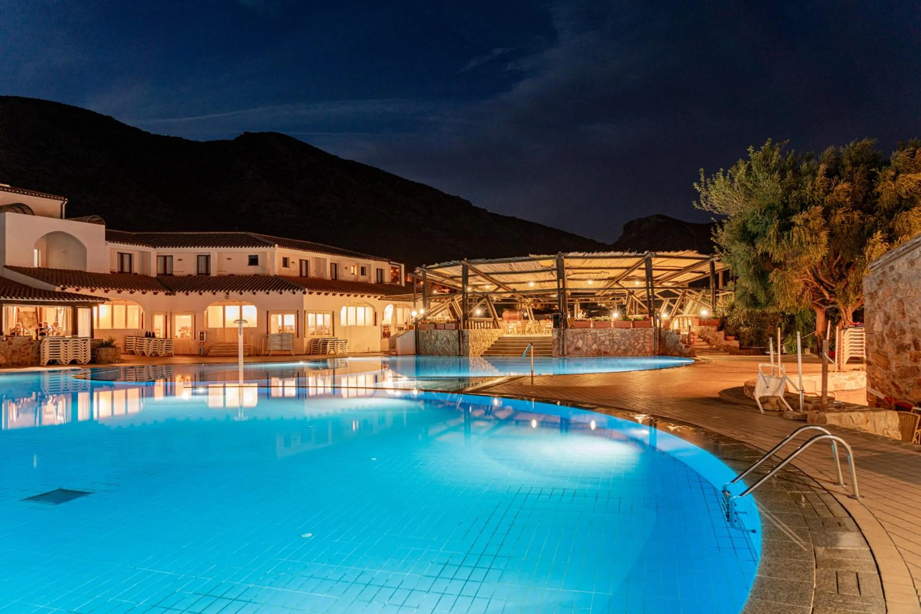 Pool view in Club Esse Cala Gonone