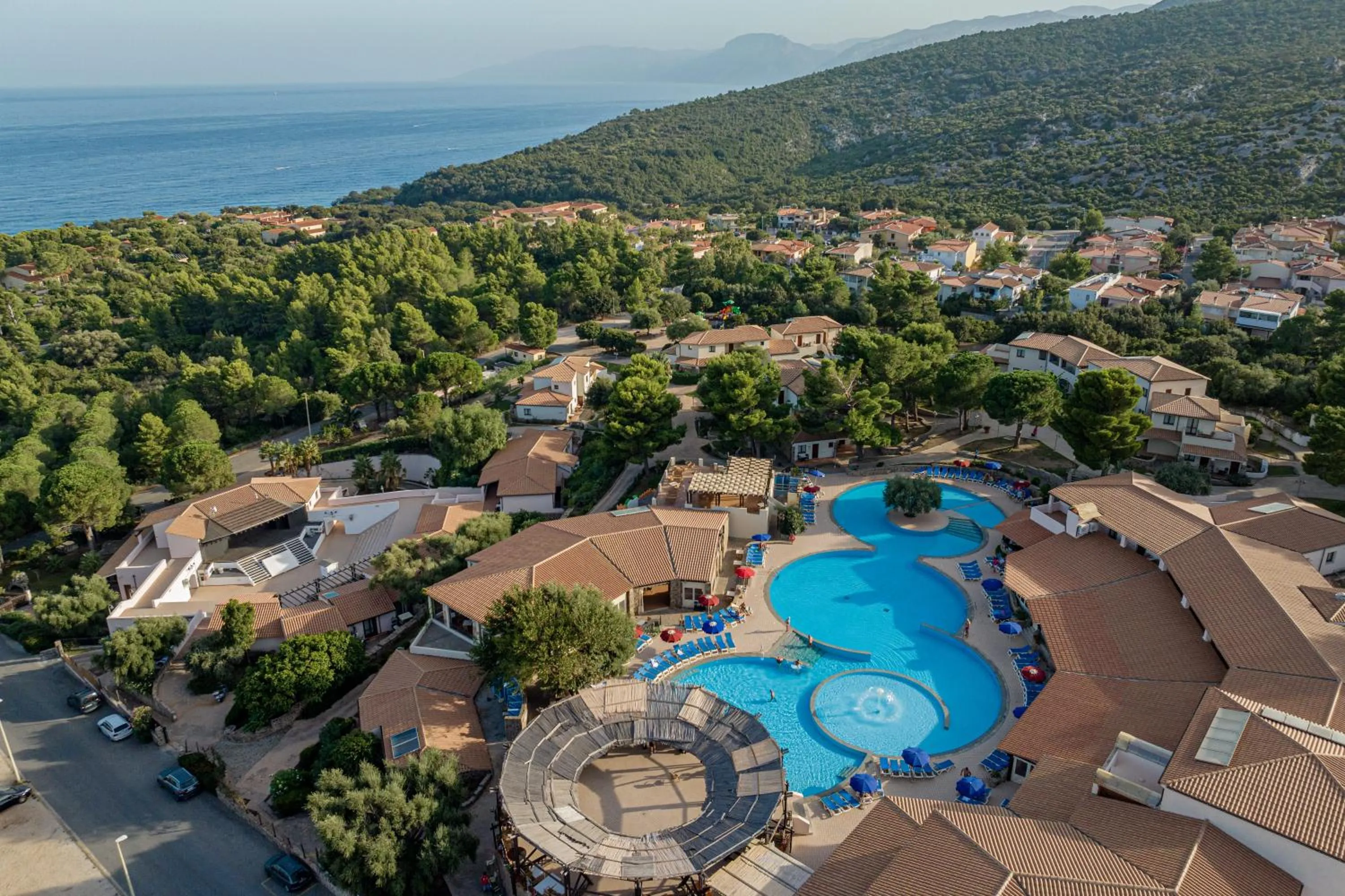 Bird's eye view in Club Esse Cala Gonone