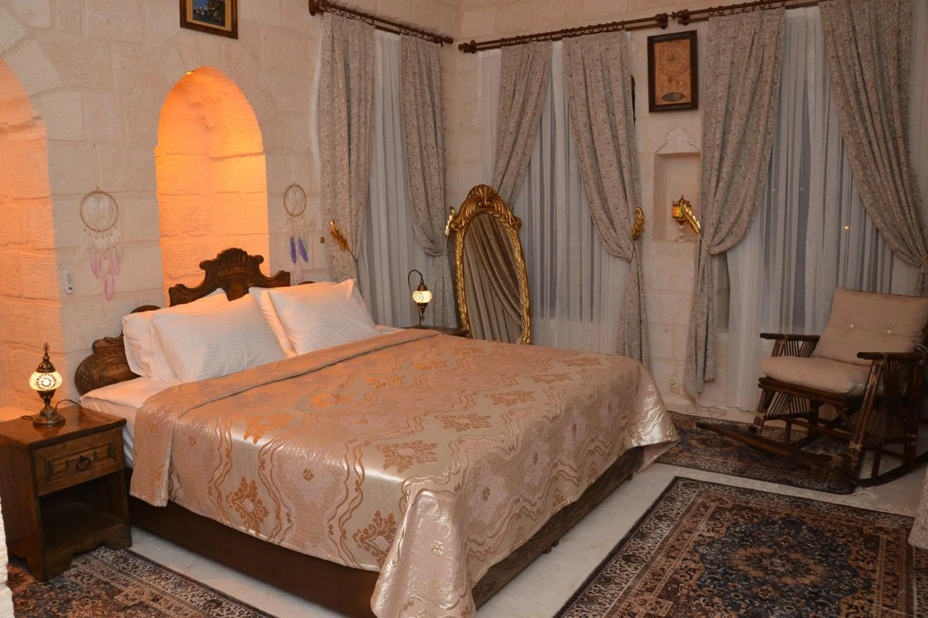 Bed in Mehmet Bey Konağı Butik Otel