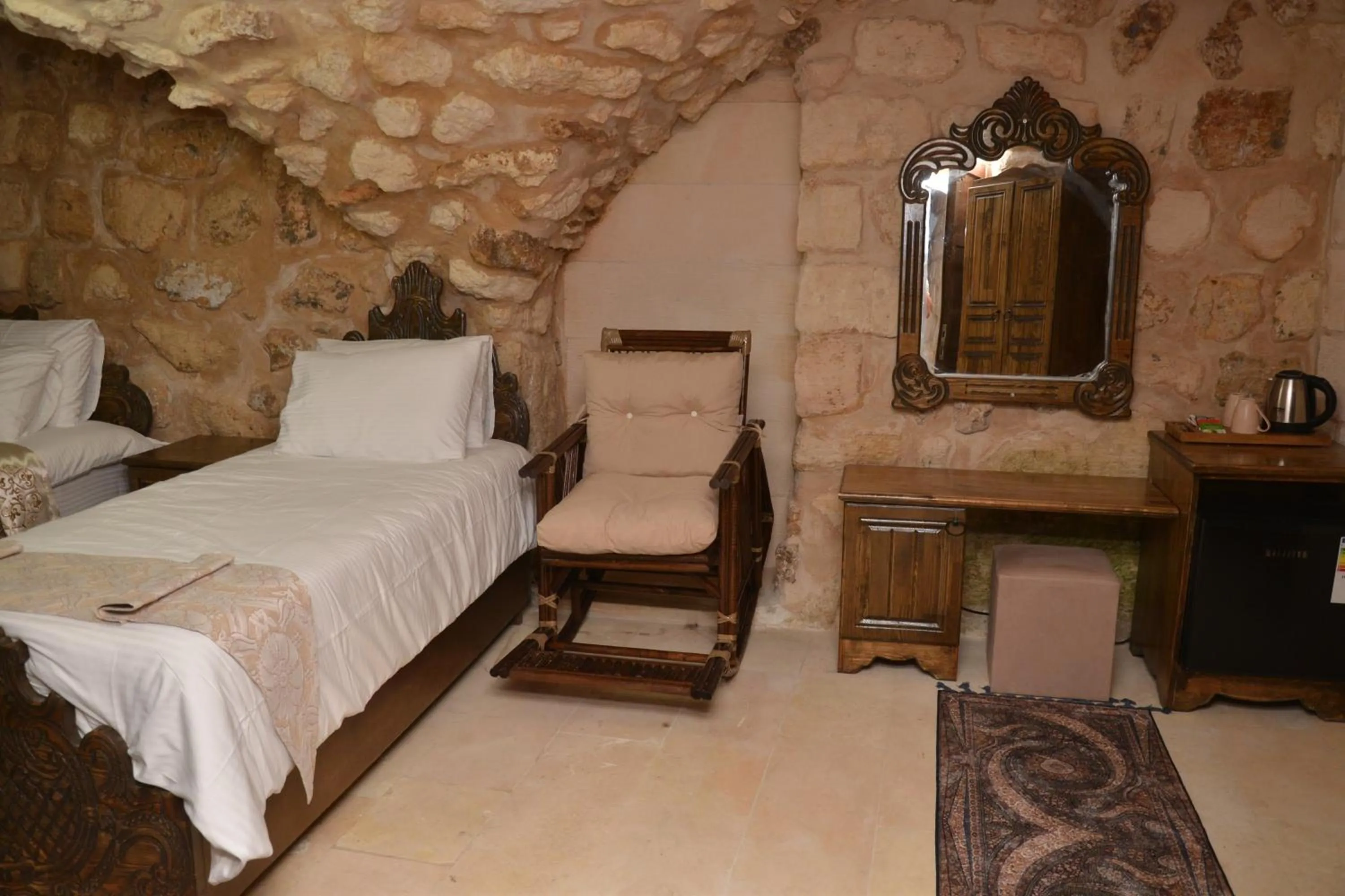 Bed in Mehmet Bey Konağı Butik Otel