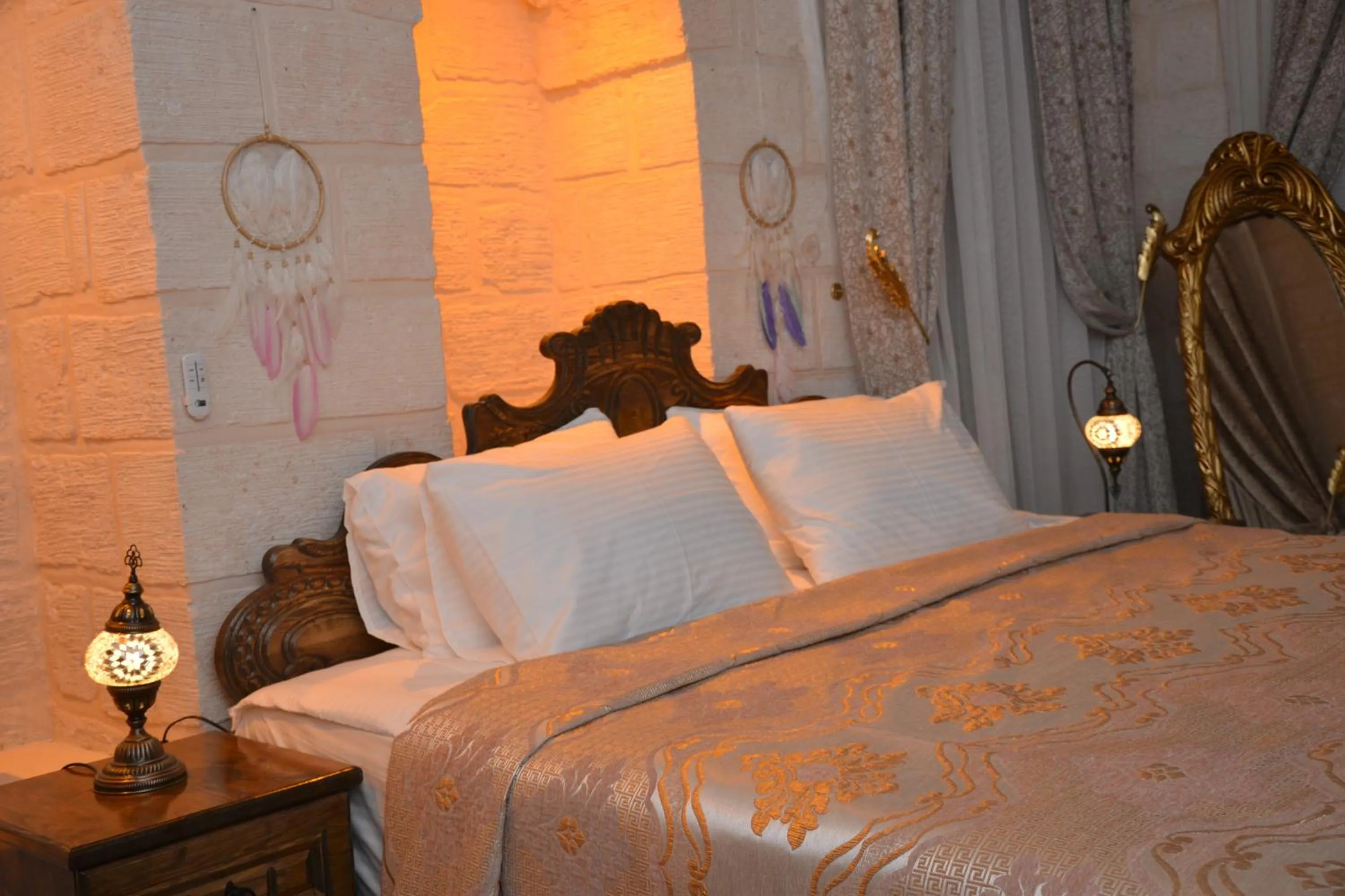 Bed in Mehmet Bey Konağı Butik Otel