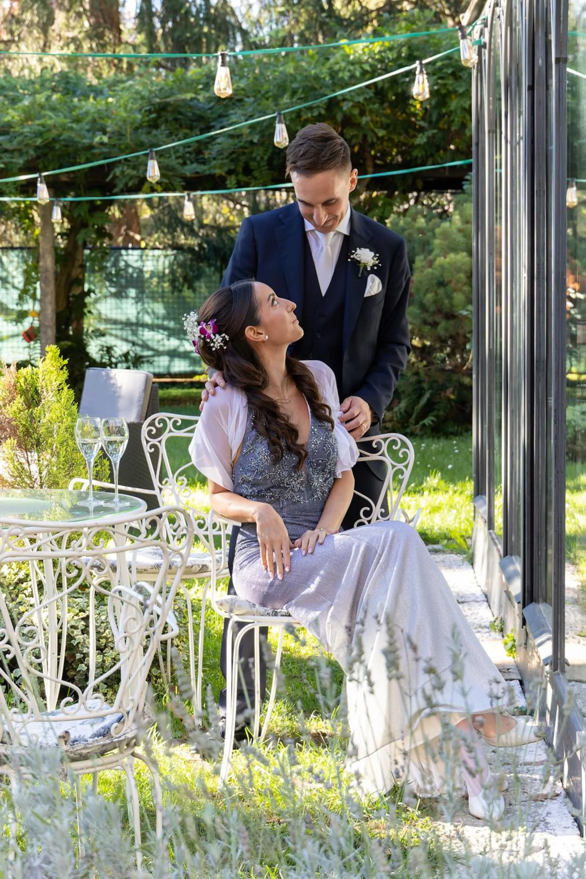 Guests in Villa Sofia luxury home between Como and MIlano