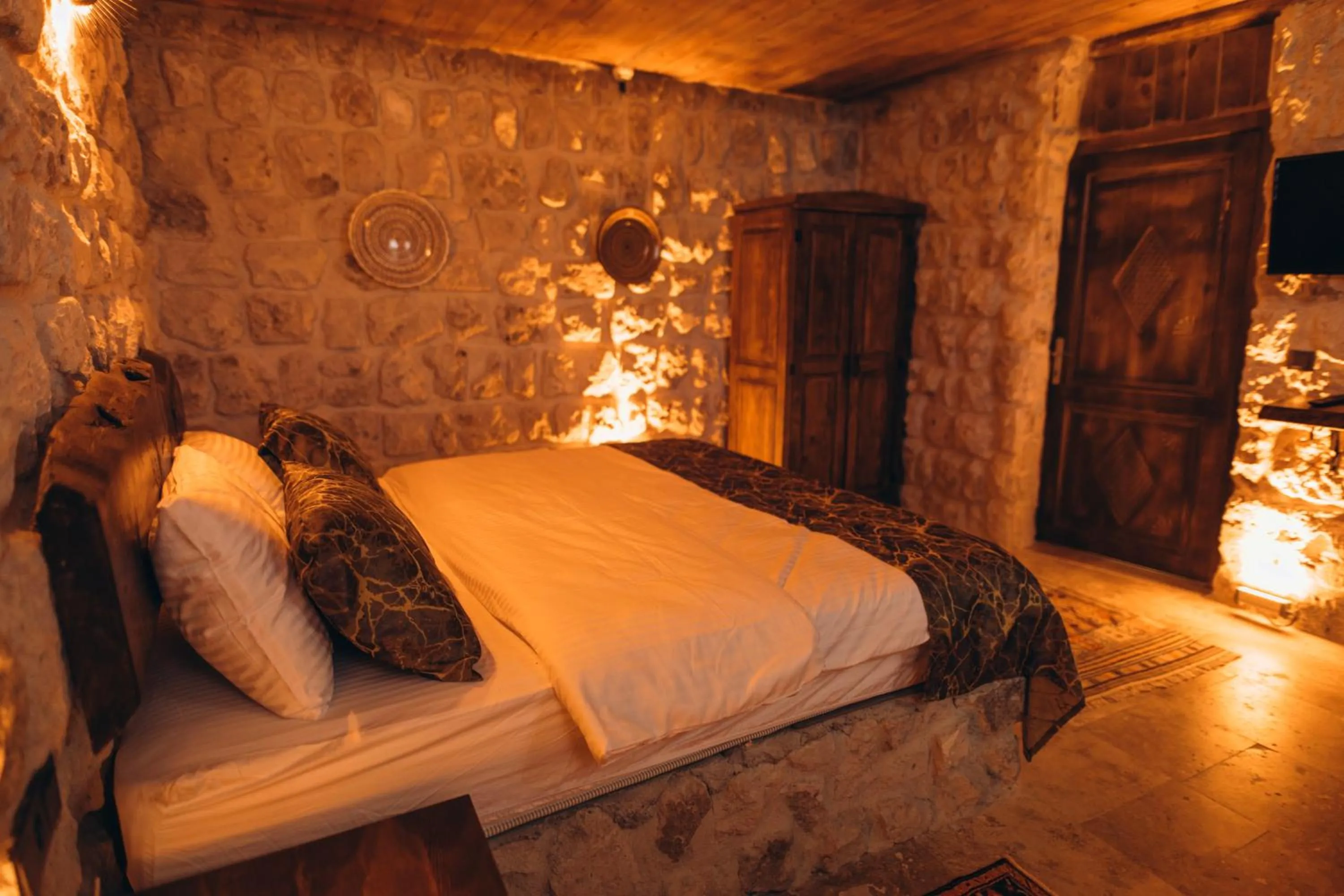 Bedroom, Bed in İsadora Cave Cappadocia