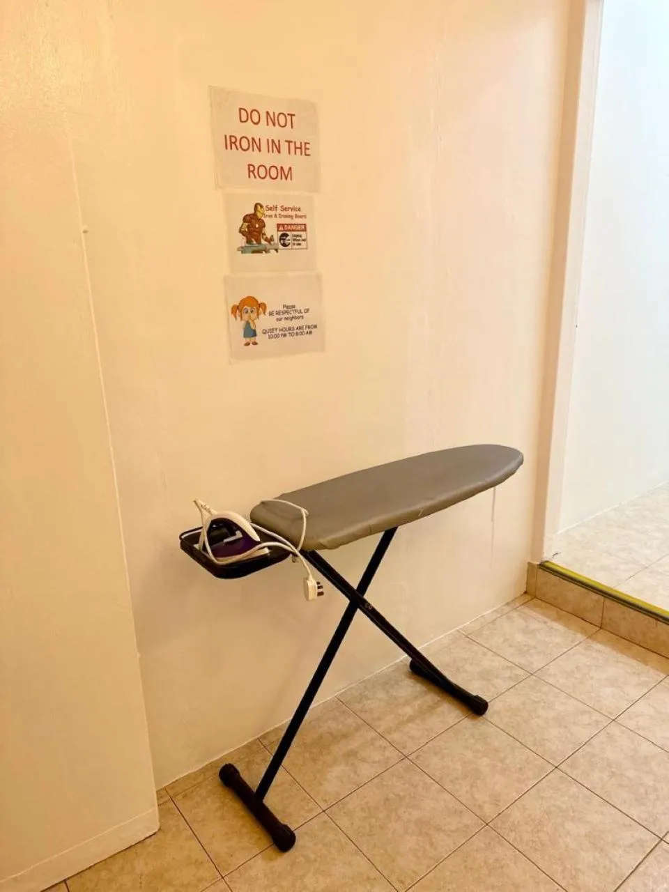 flat iron in Ardour Lodge "B" Wing