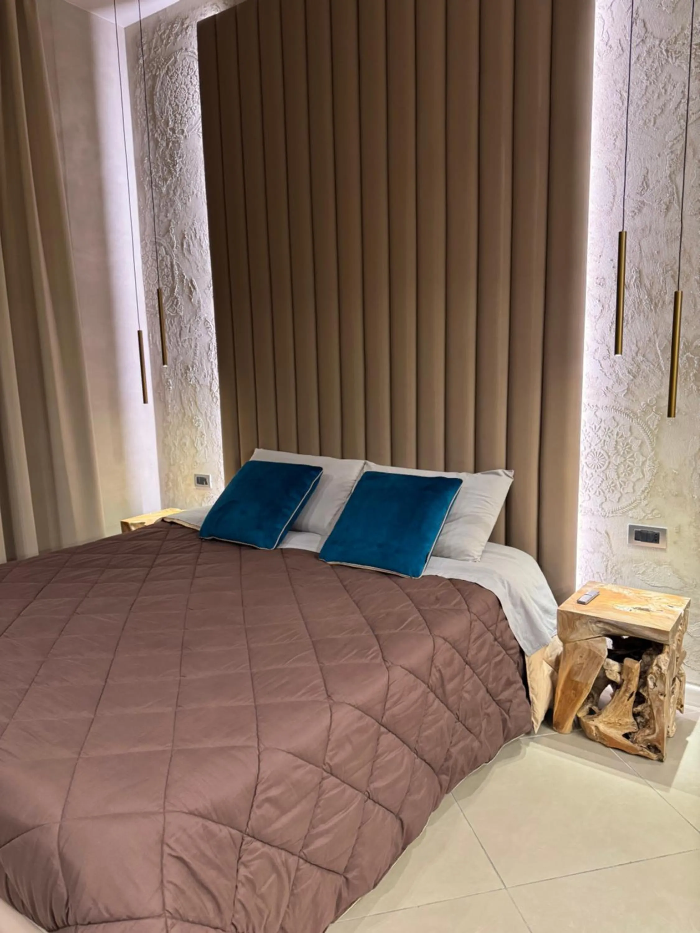 Bed in Tropicana Room