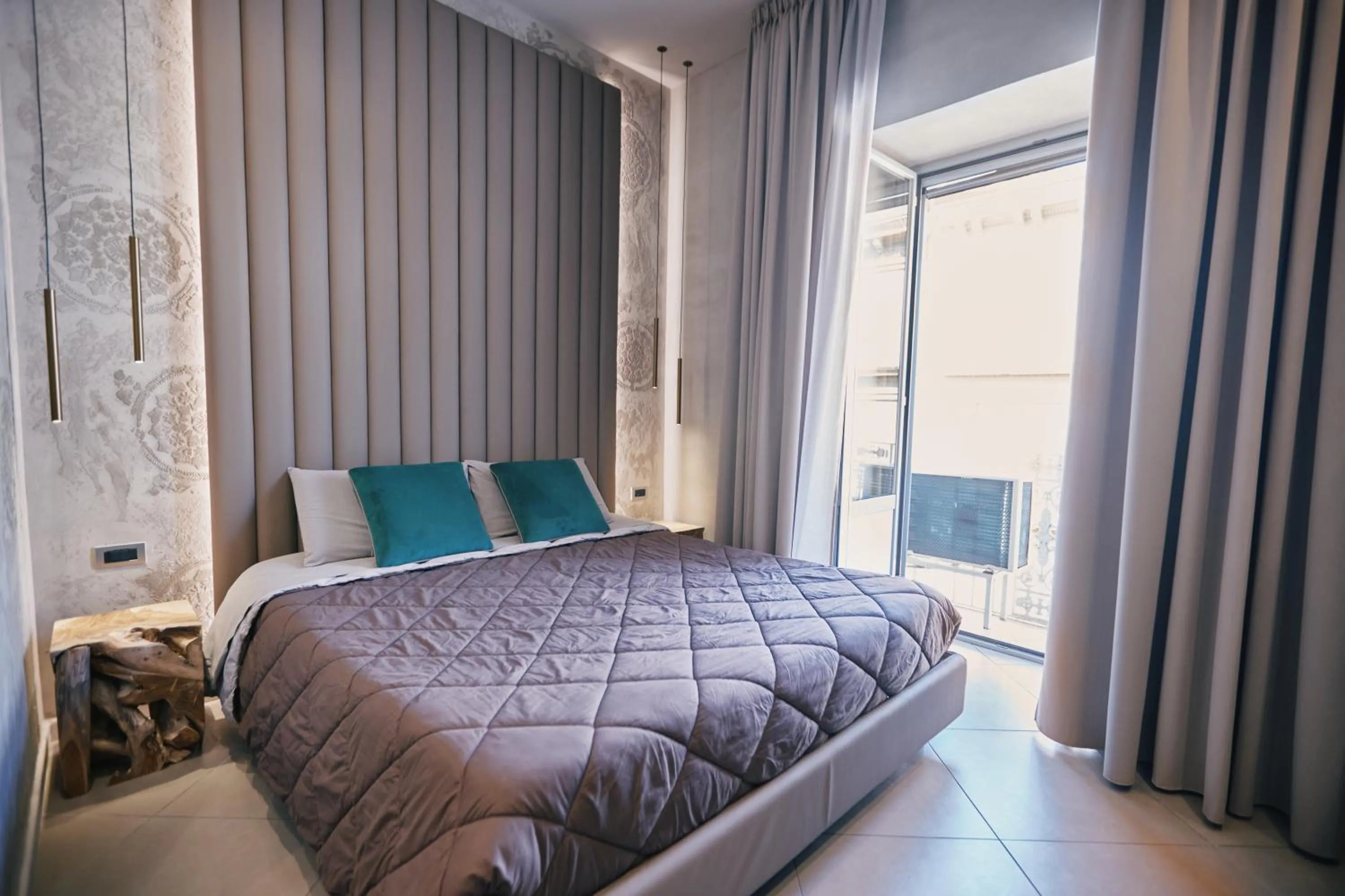 Bed in Tropicana Room