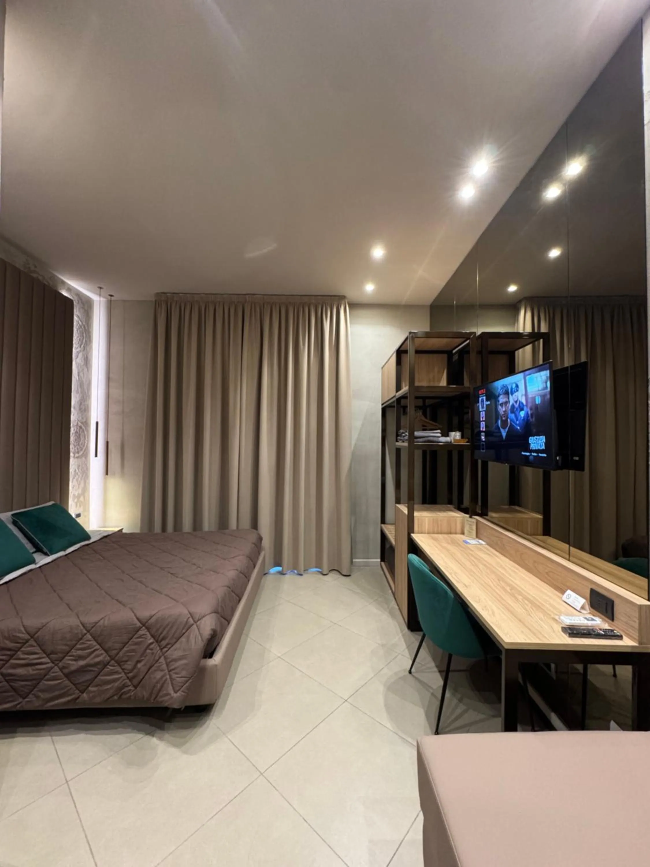 Bed in Tropicana Room