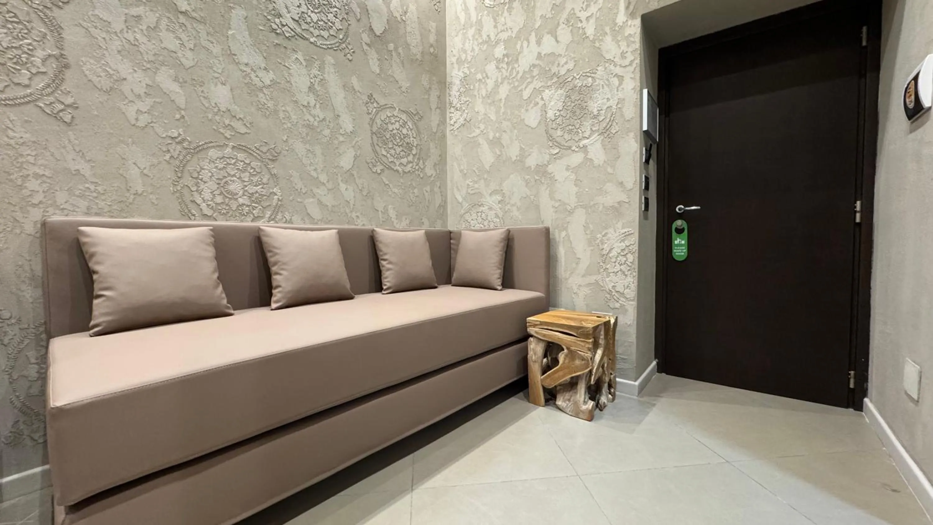 Bed in Tropicana Room