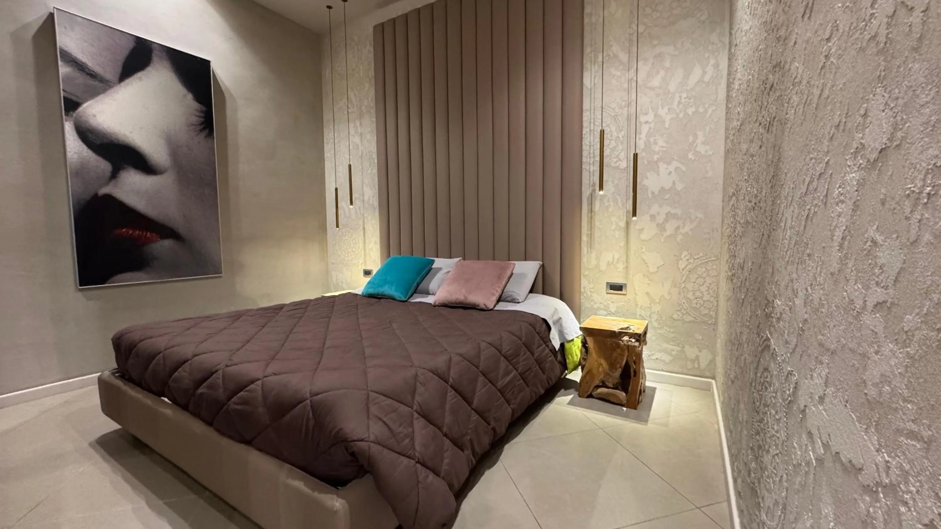 Bed in Tropicana Room