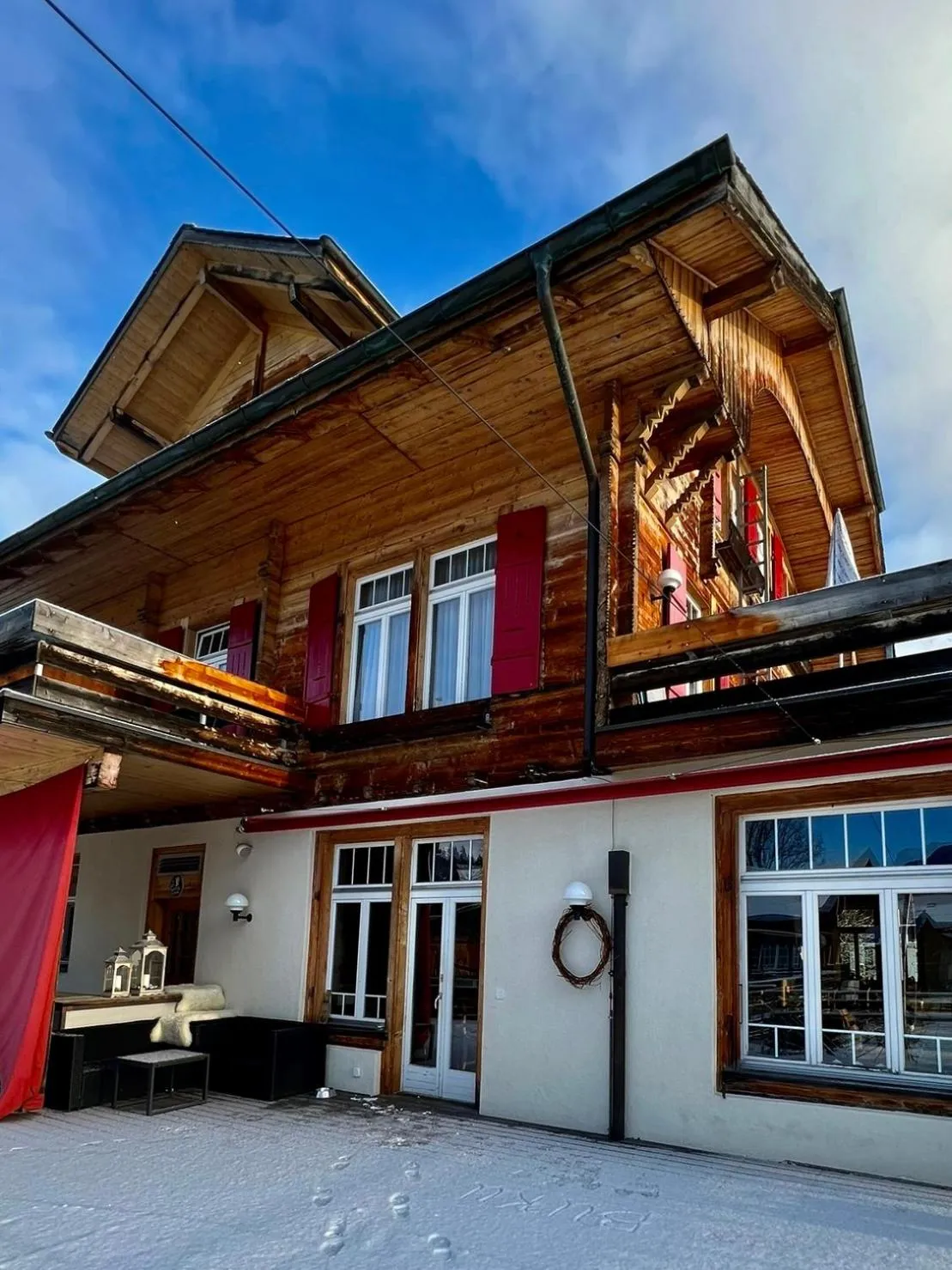Property building in Hotel Alpenrose beim Ballenberg