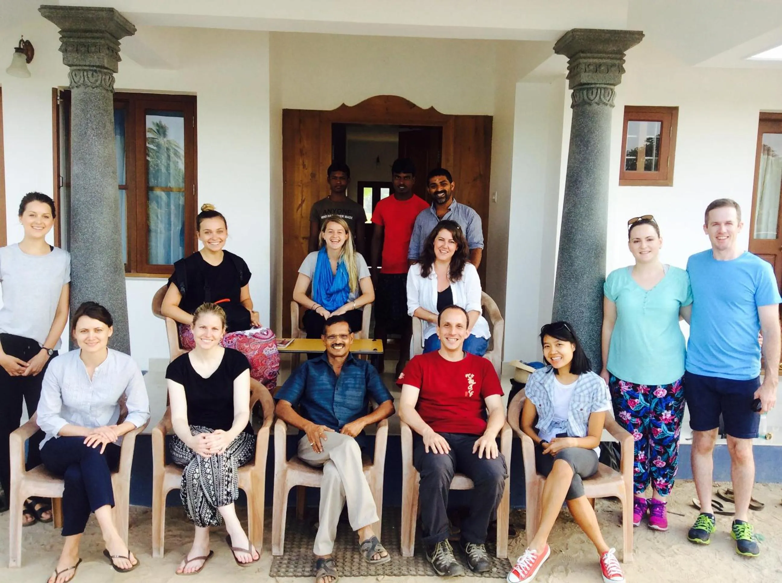 group of guests in Ayana's Homestay