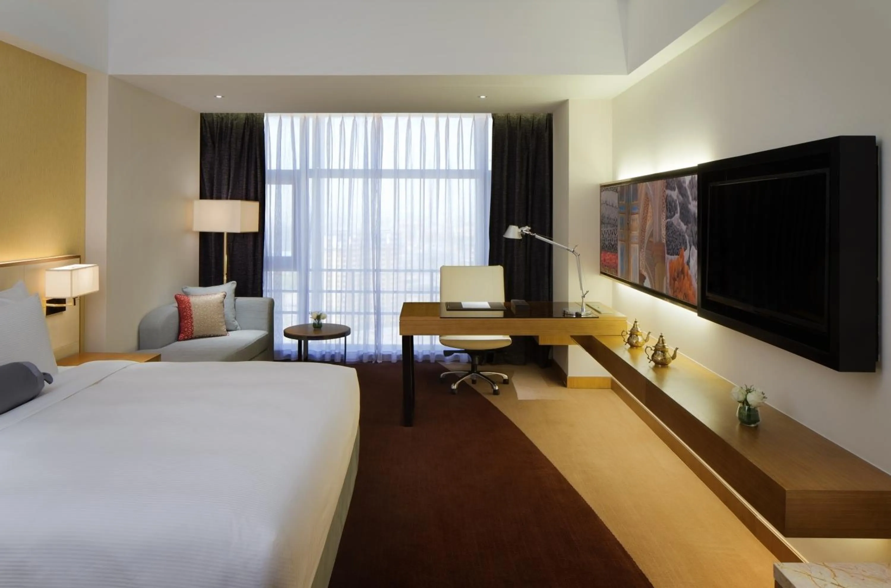 Bedroom, TV/Entertainment Center in Radisson Blu Hotel Kashgar