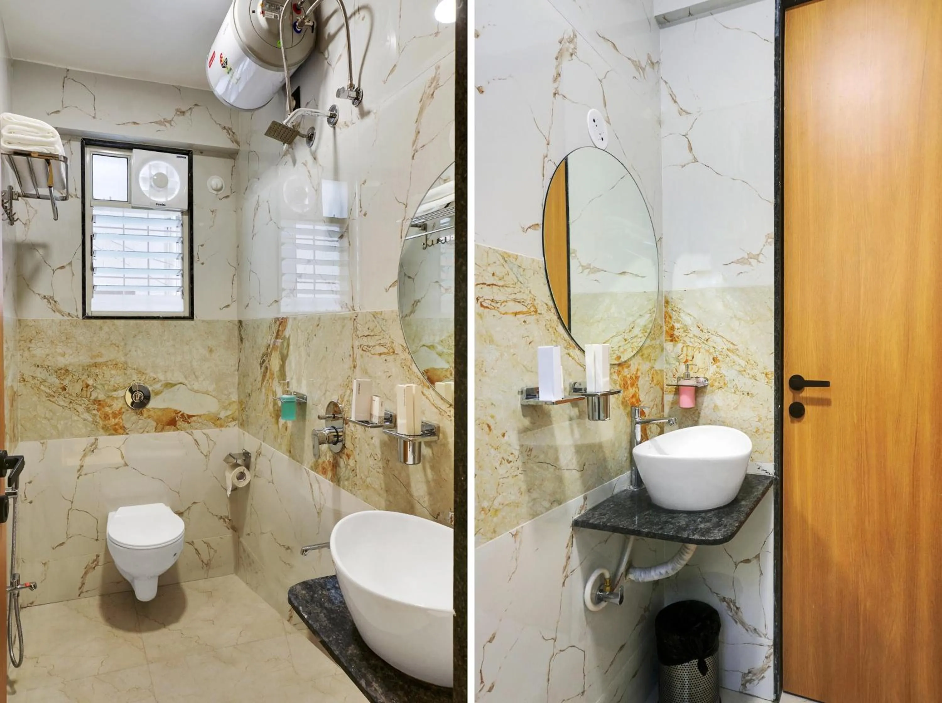 Shower in Palm Suites Baner- indian nationals only