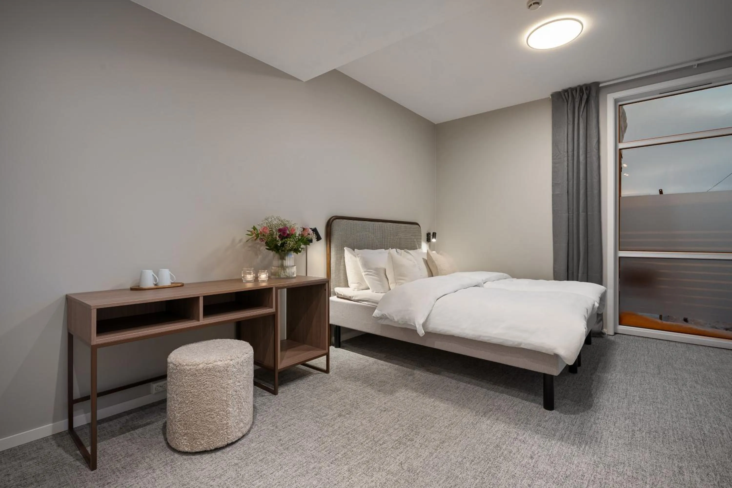 Bed in Enter Skansen Hotel