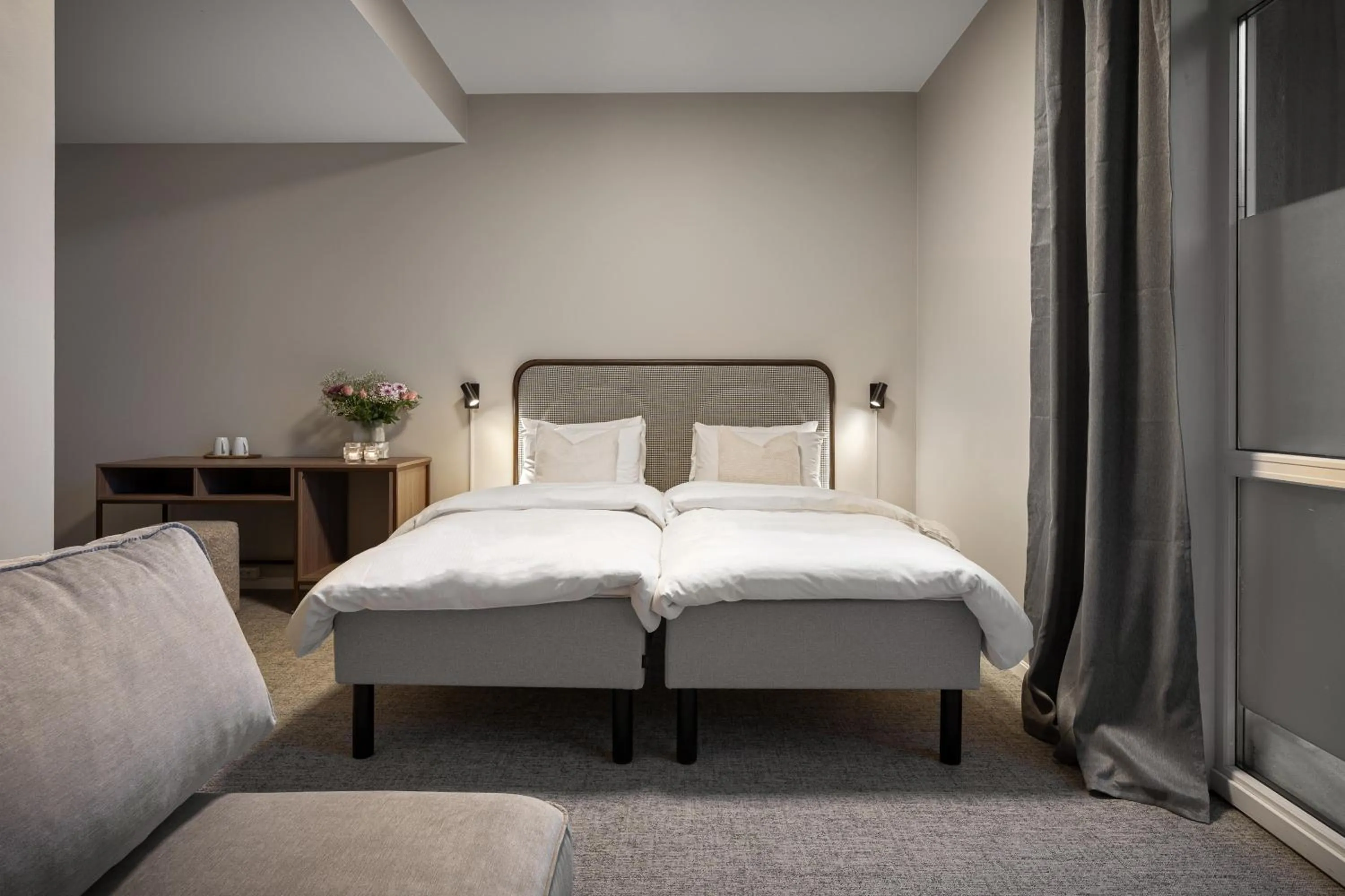 Bed in Enter Skansen Hotel