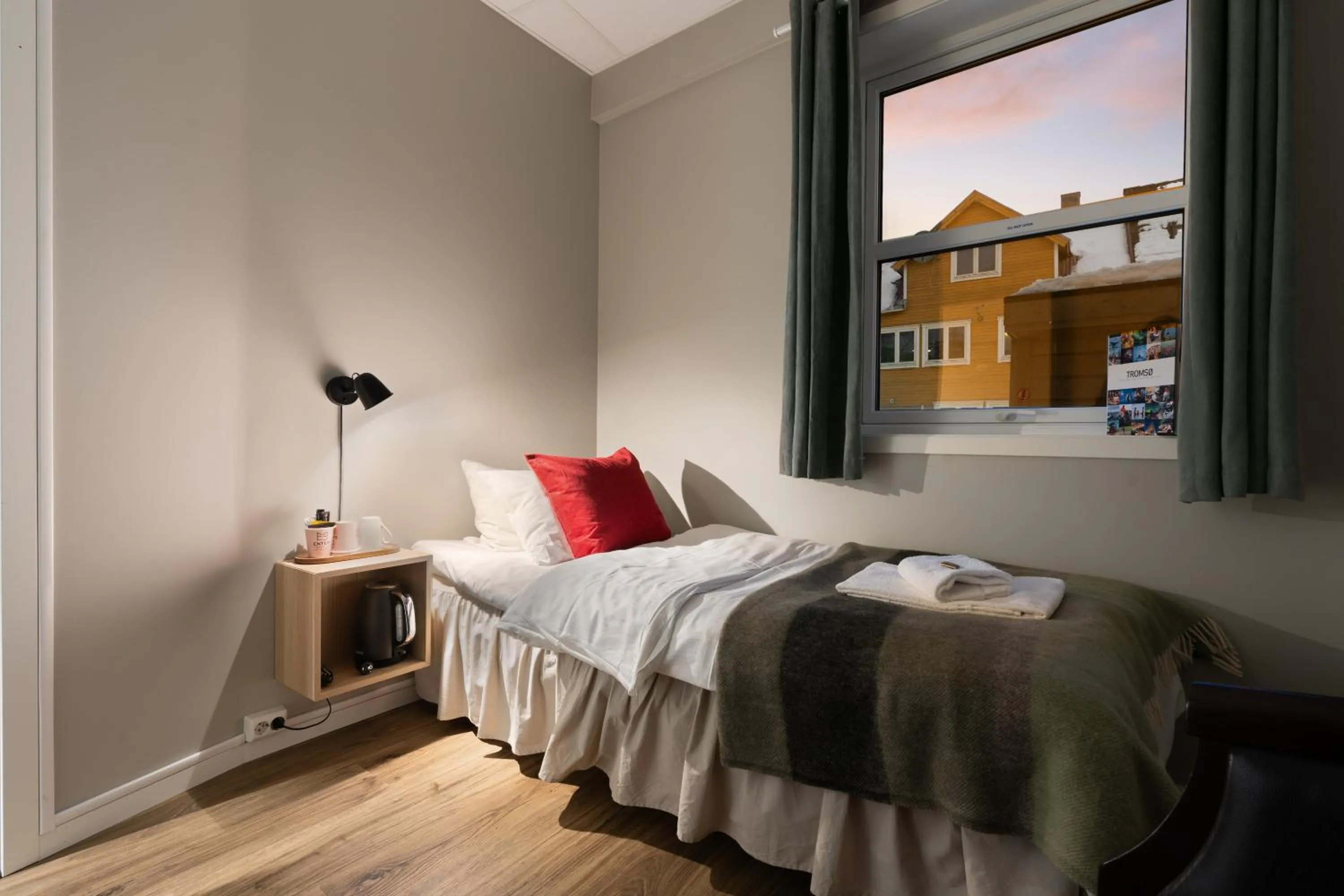 Bed in Enter Skansen Hotel