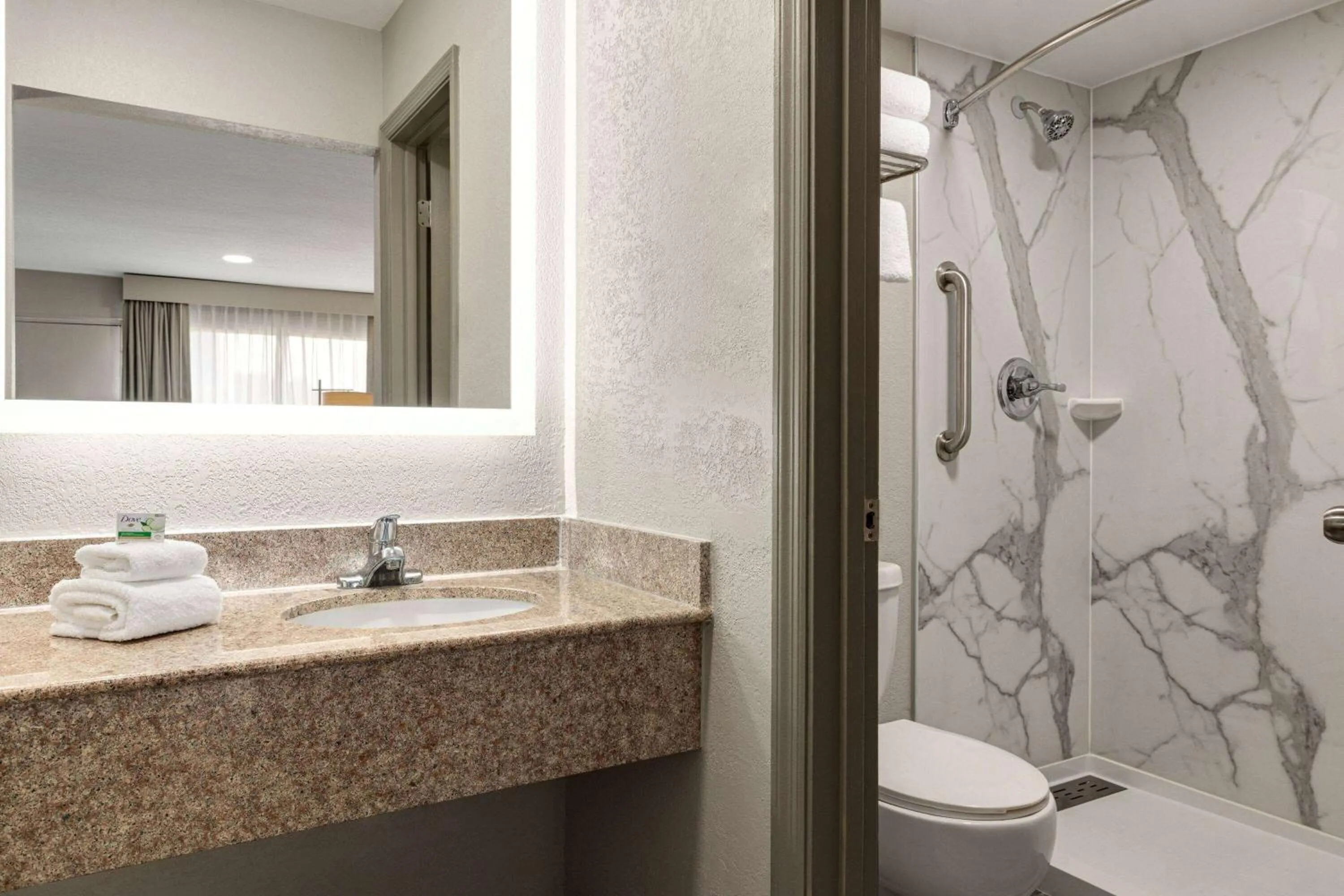 Bathroom in Baymont by Wyndham Emporia VA