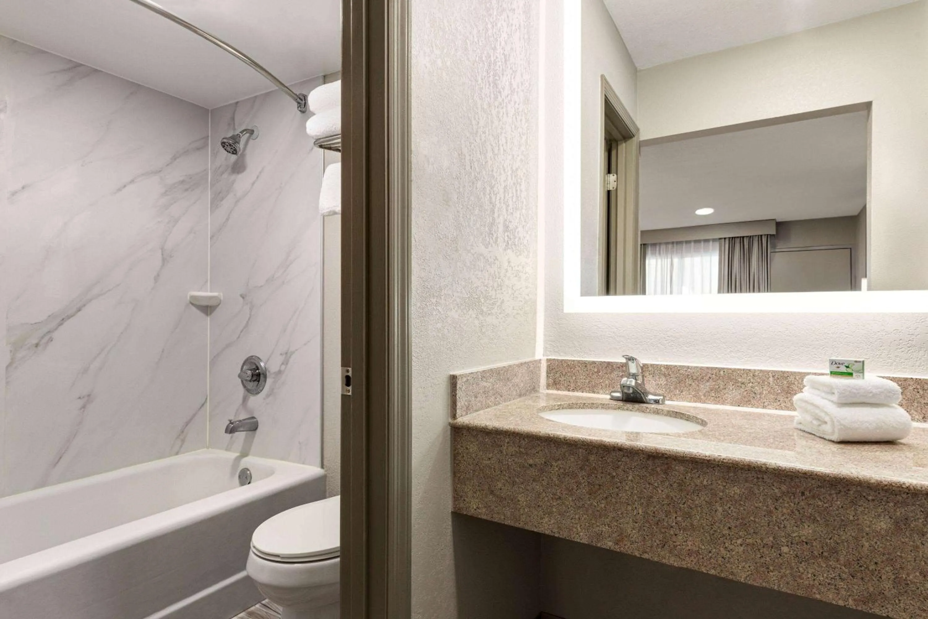 Bathroom in Baymont by Wyndham Emporia VA