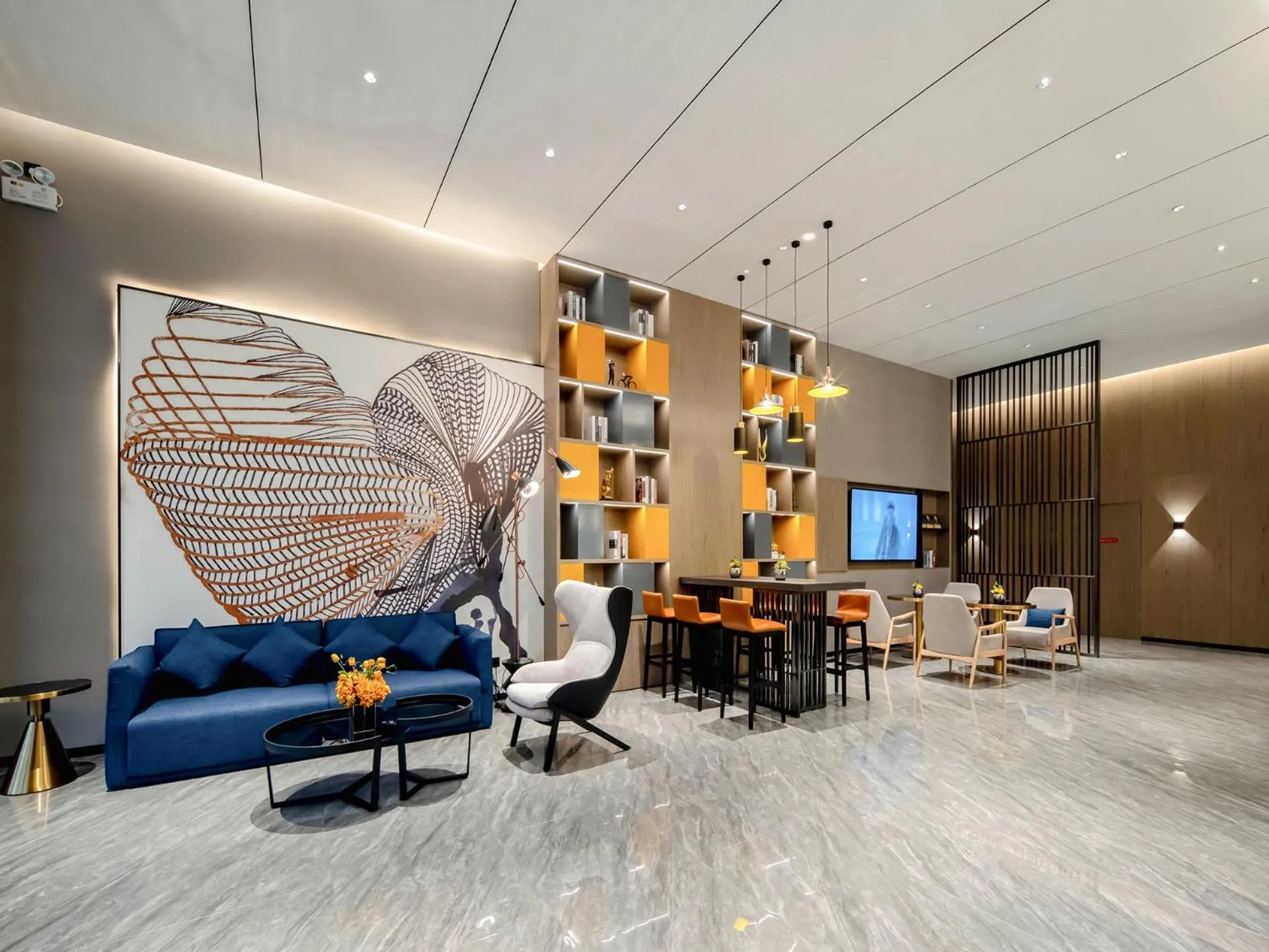 Lobby or reception in Echarm Hotel Fangchenggang Administration Center High Speed Railway Station