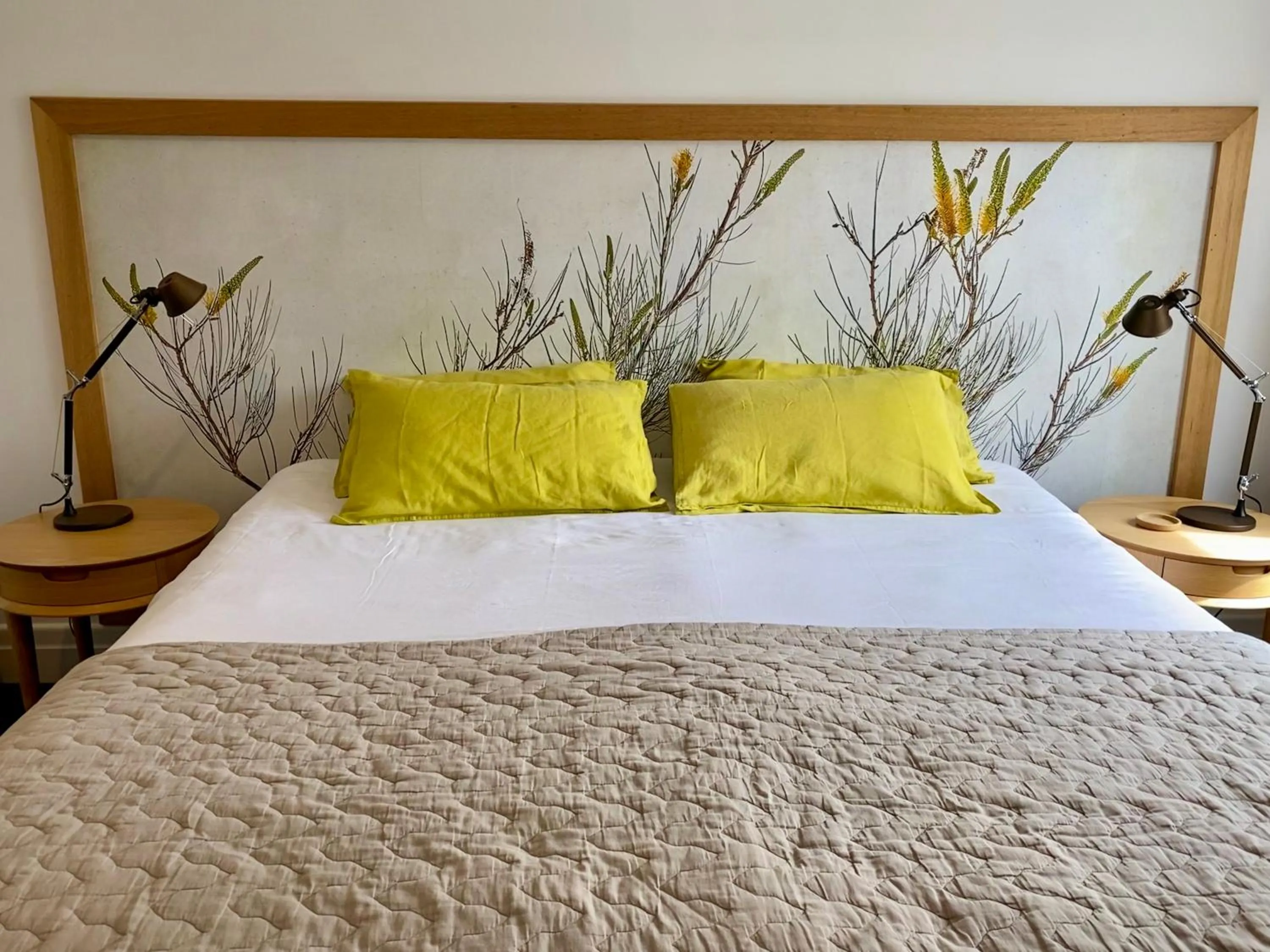 Bed in Sunny Side Up B&B Rye