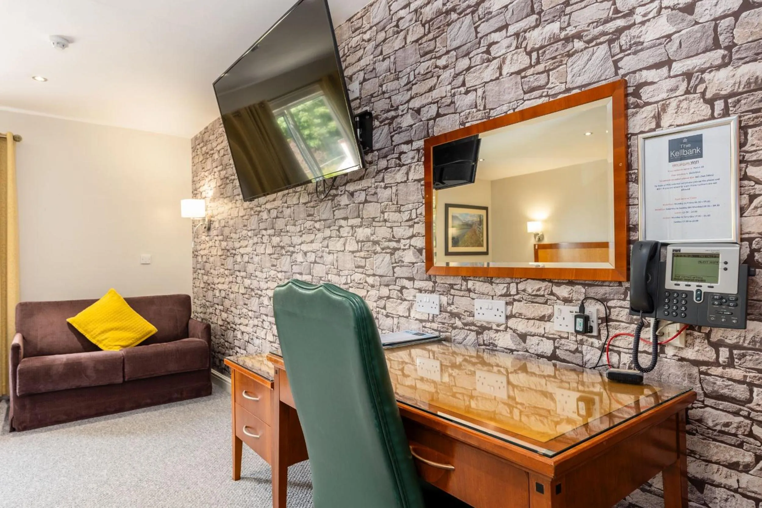 Seating area in The Kellbank