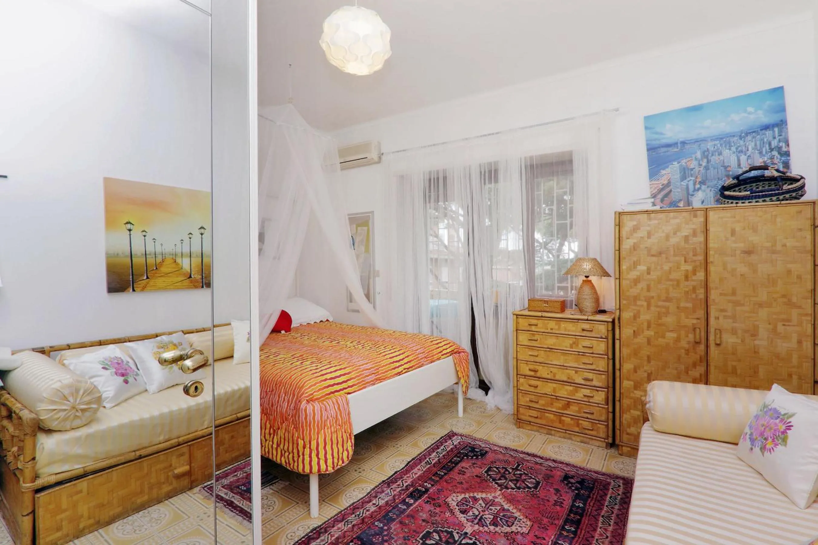 Photo of the whole room, Bed in A Casa di Silvana