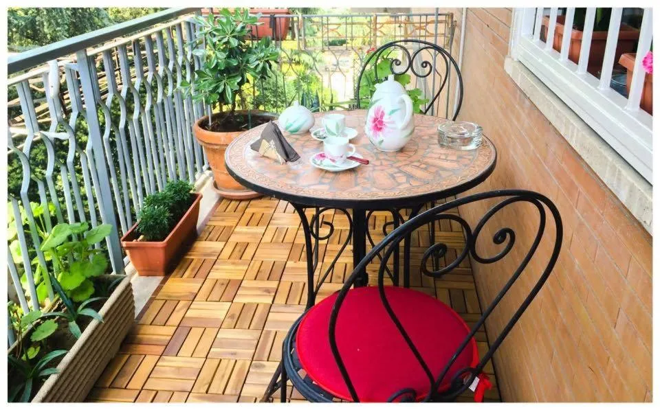 Balcony/Terrace in A Casa di Silvana