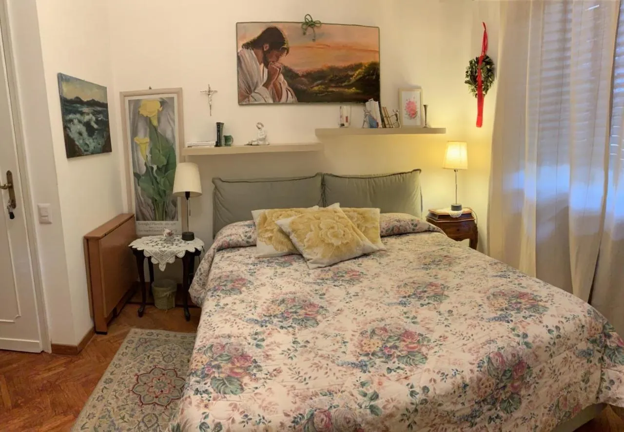 Photo of the whole room, Bed in A Casa di Silvana