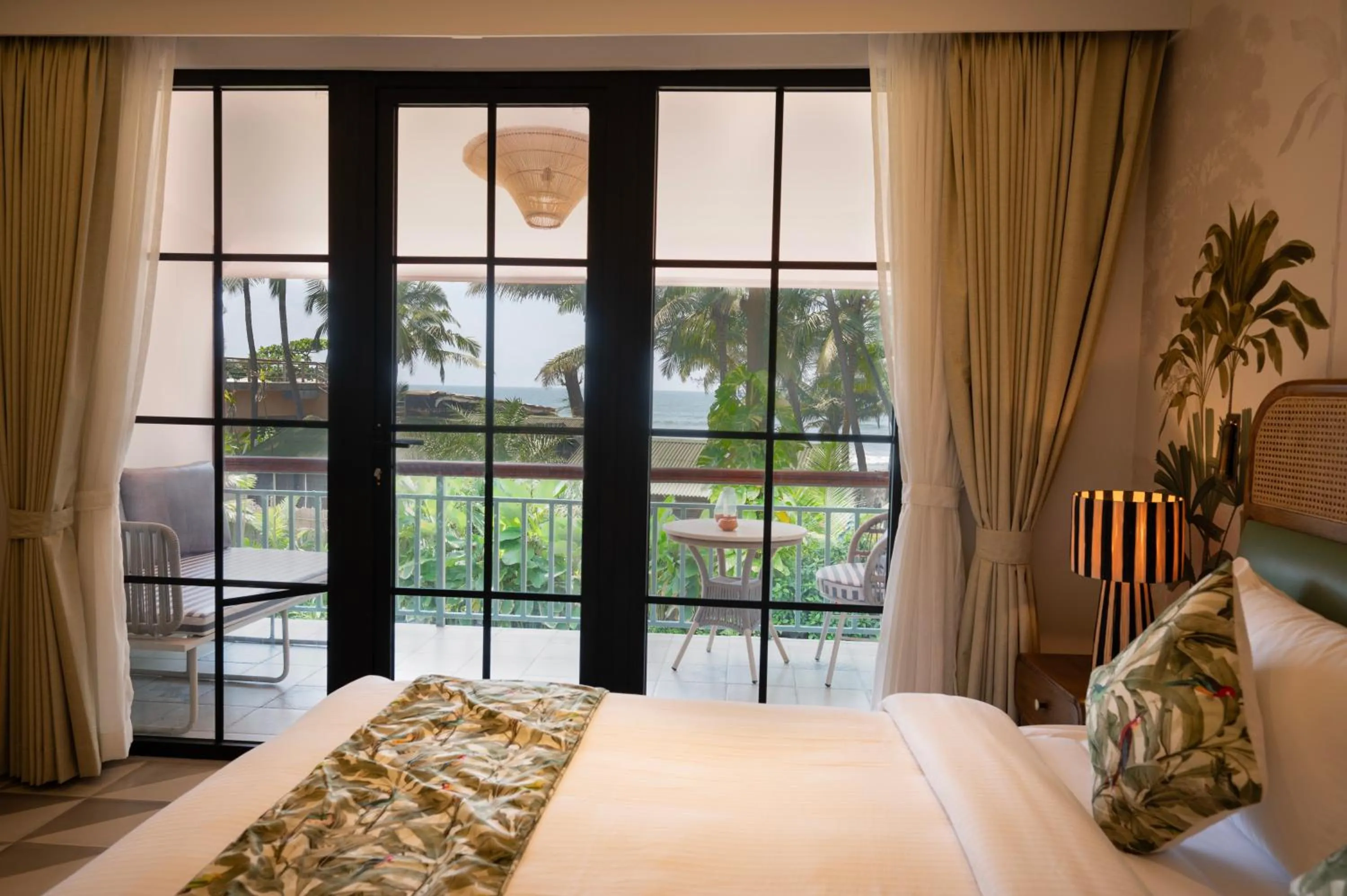 View (from property/room), Bed in Palma Beach Resort