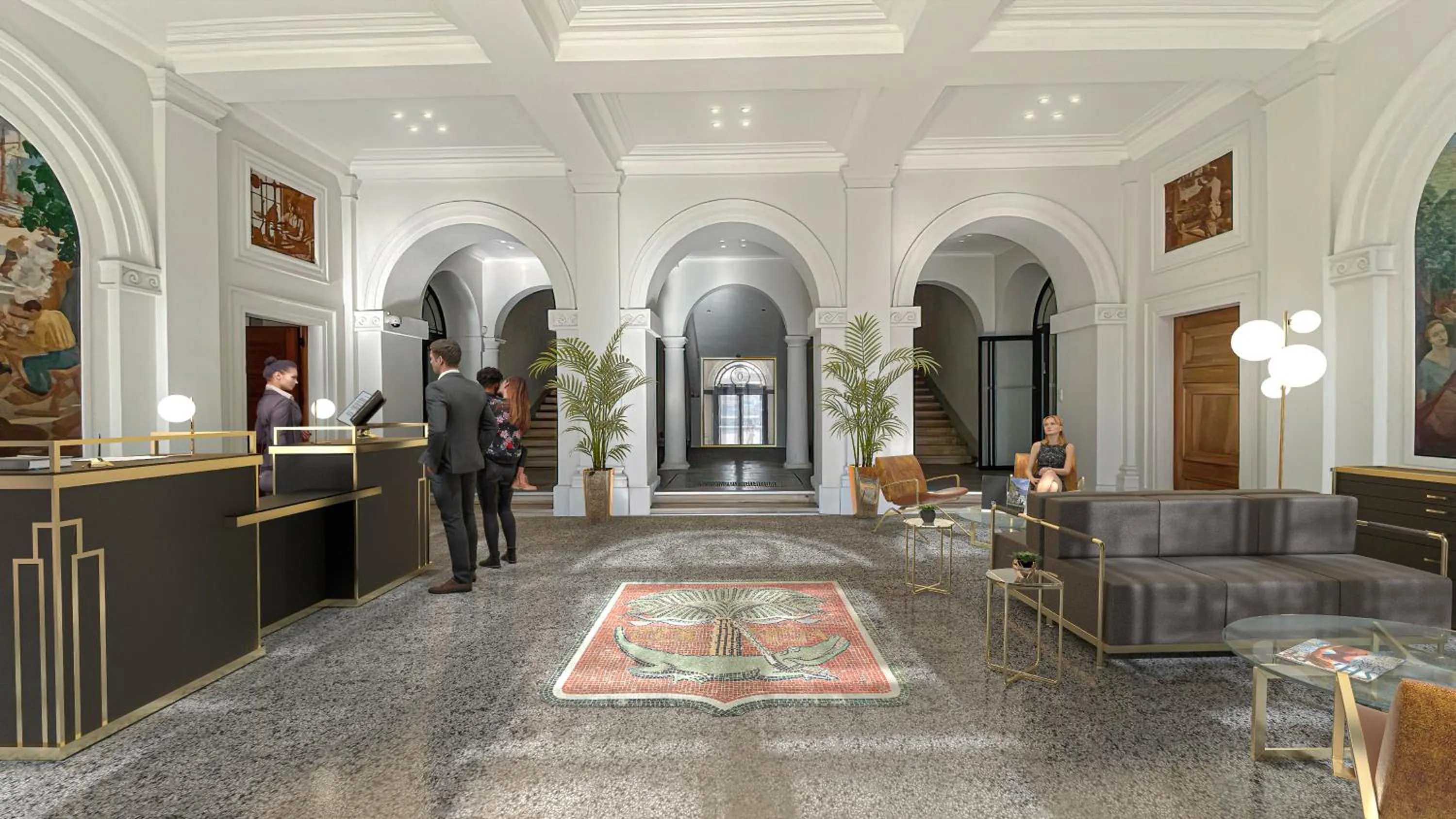 Lobby or reception in Le Grand Hôtel Dieu by SOWELL COLLECTION