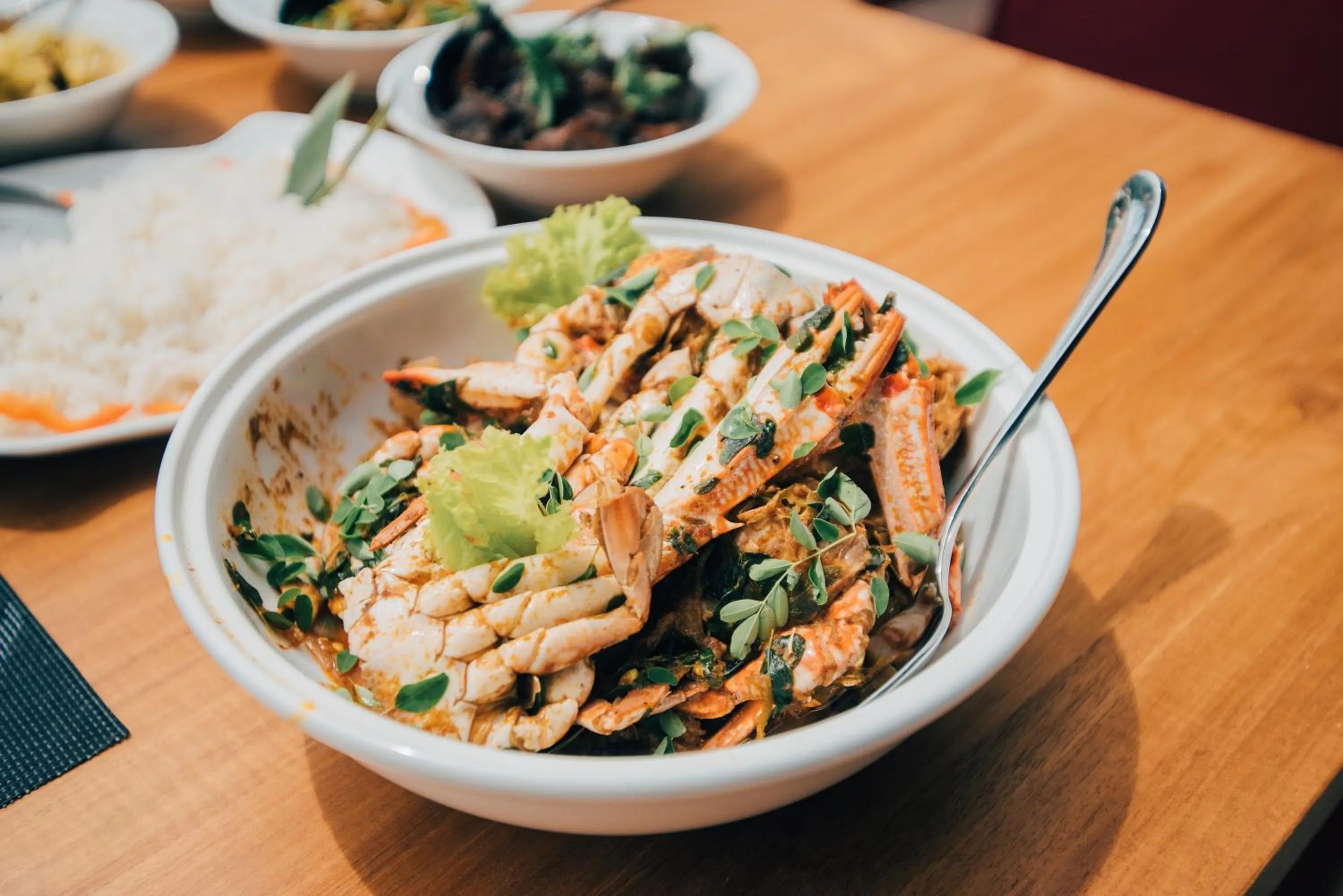 Food close-up in The Palmyrah House
